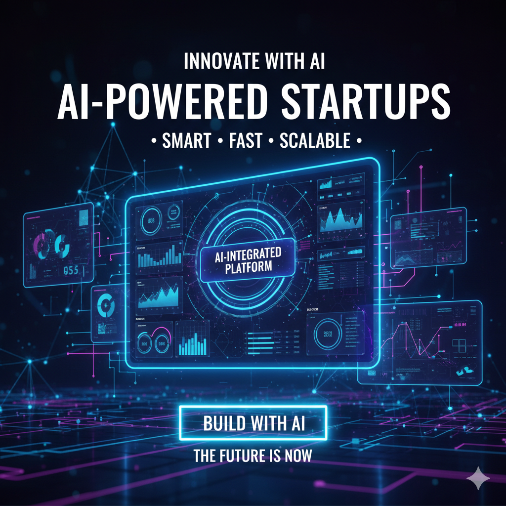 Tech Startup Product Launch Showcase for startup social media automation