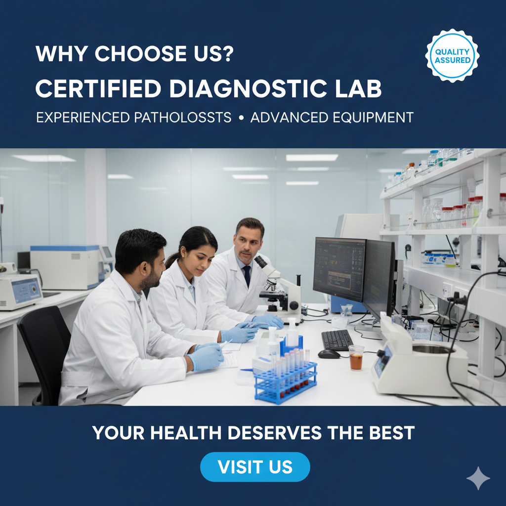 Lipid profile heart health screening for diagnostic lab social media automation