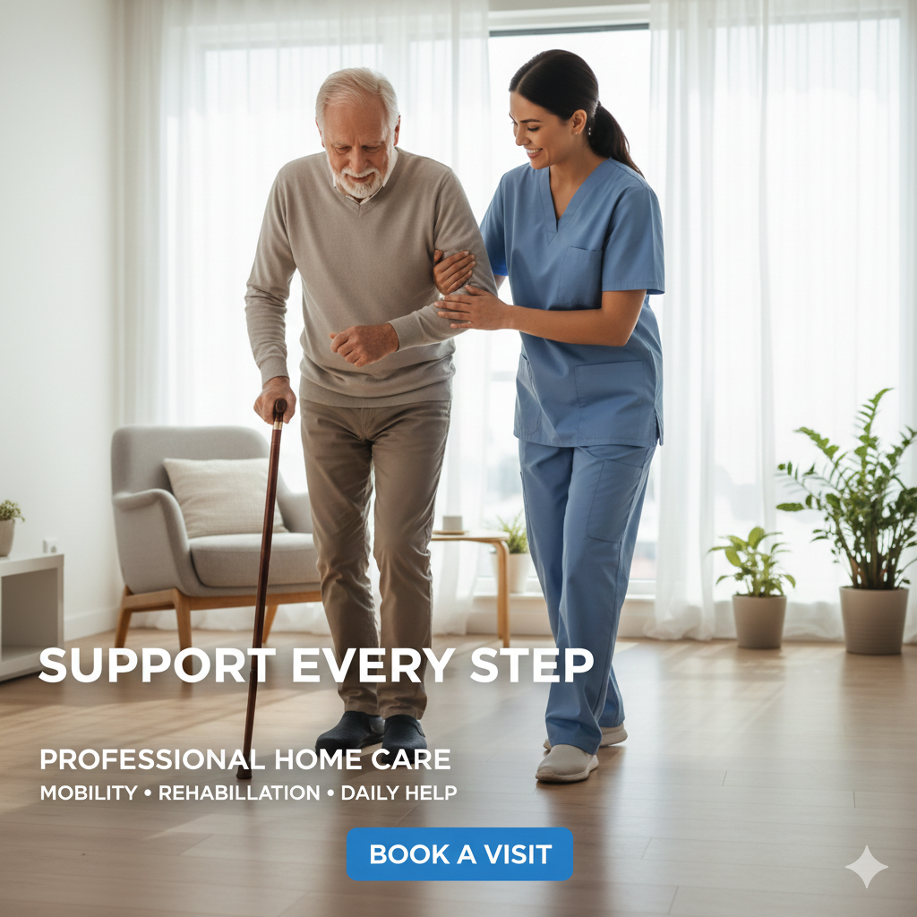 Wound dressing catheter care injections for home nursing social media automation