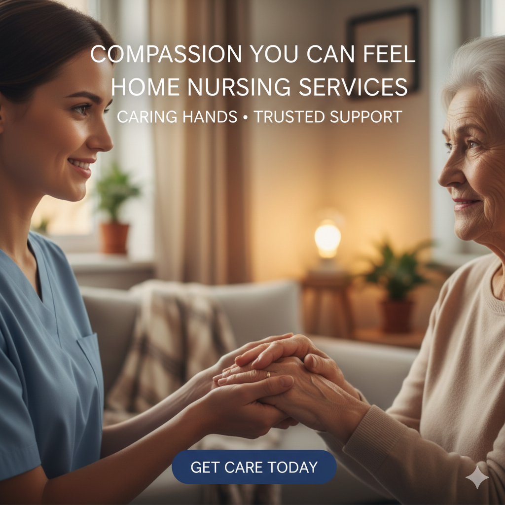 Certified nurse attendants profile for home nursing social media automation