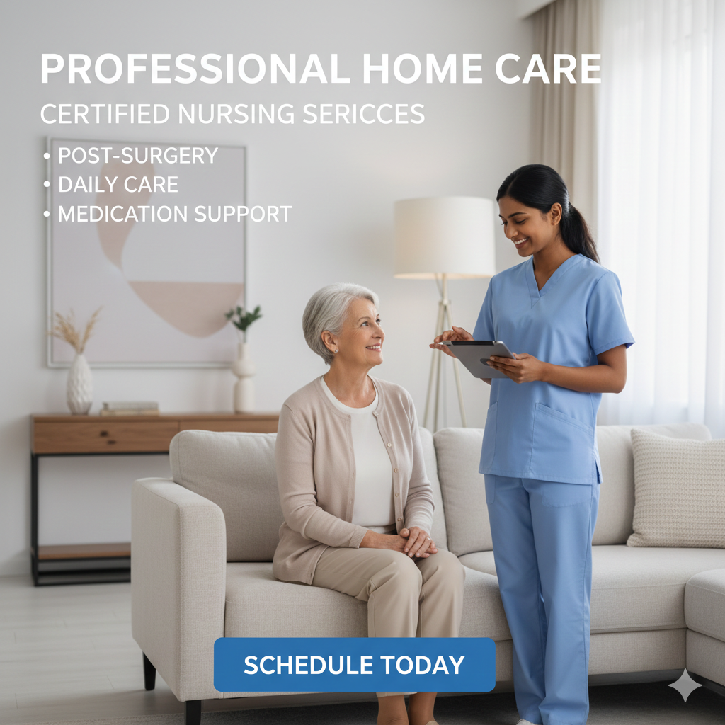 Post surgery recovery and rehab nursing for home nursing social media automation