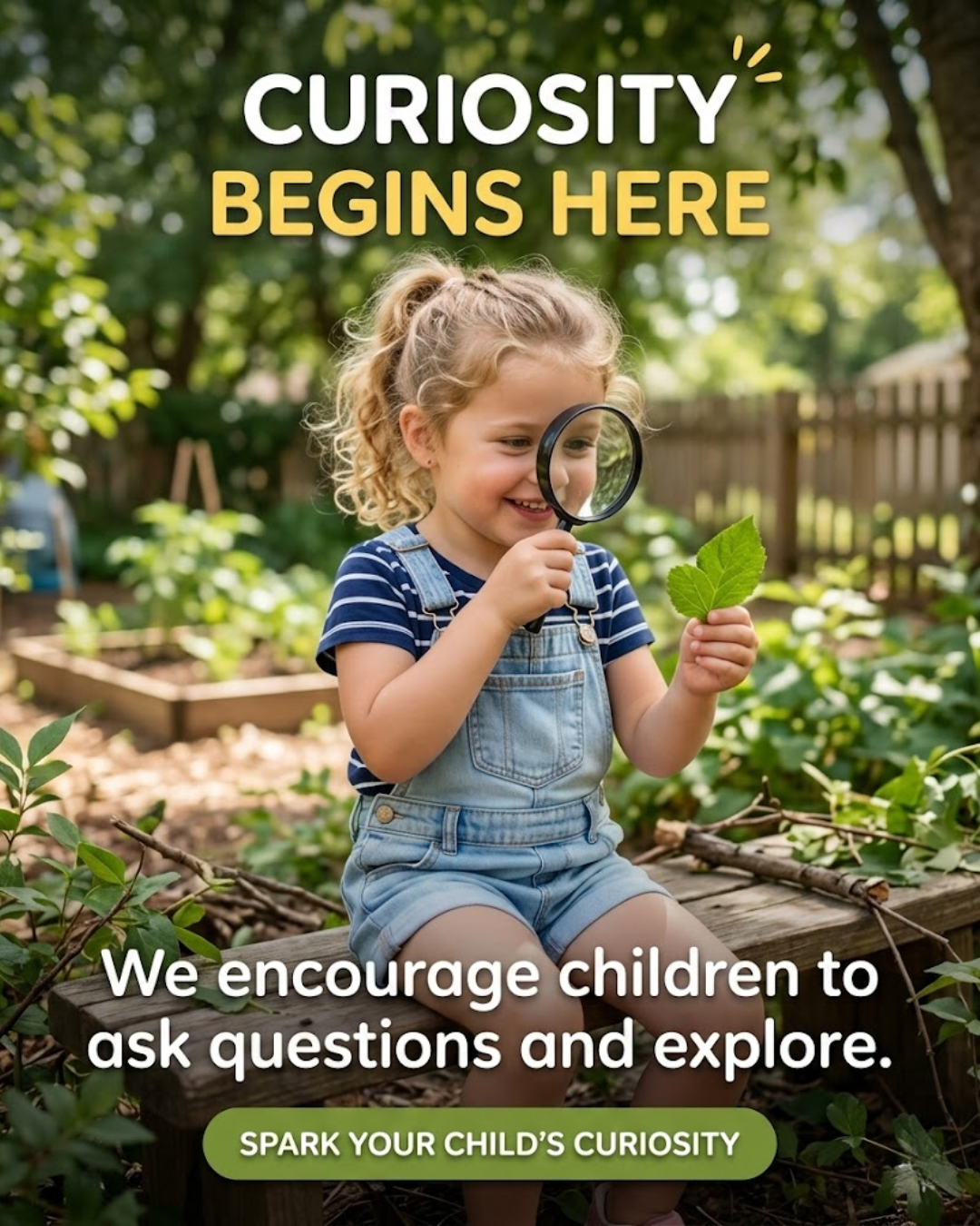 Teacher guiding toddlers, promoted via automated pre-school montessori social media content