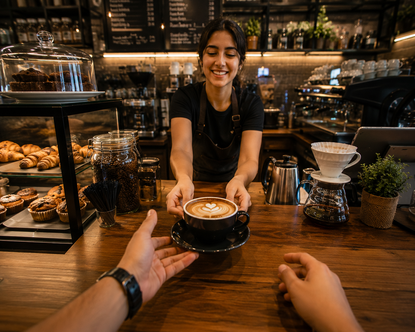 Dessert content for cafe social media automation