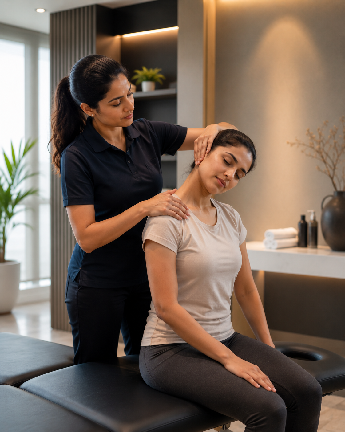 Wellness offer content for physiotheraphy social media automation