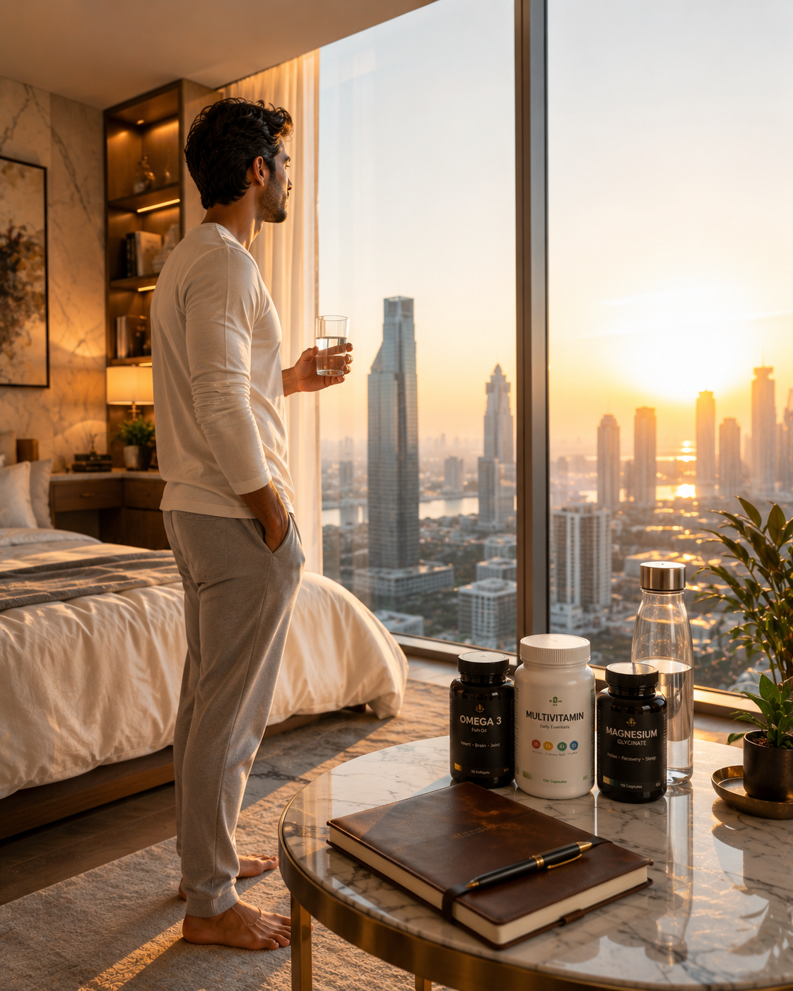 Wellness Supplements interior content for wellness supplements social media automation
