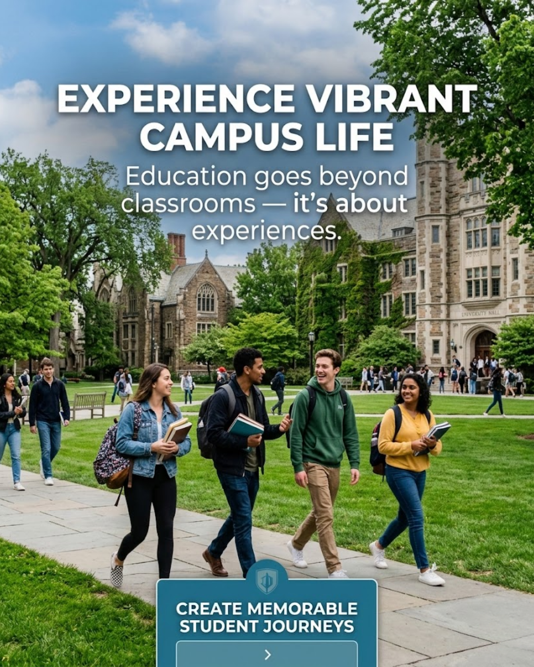 Alumni content for education social media automation