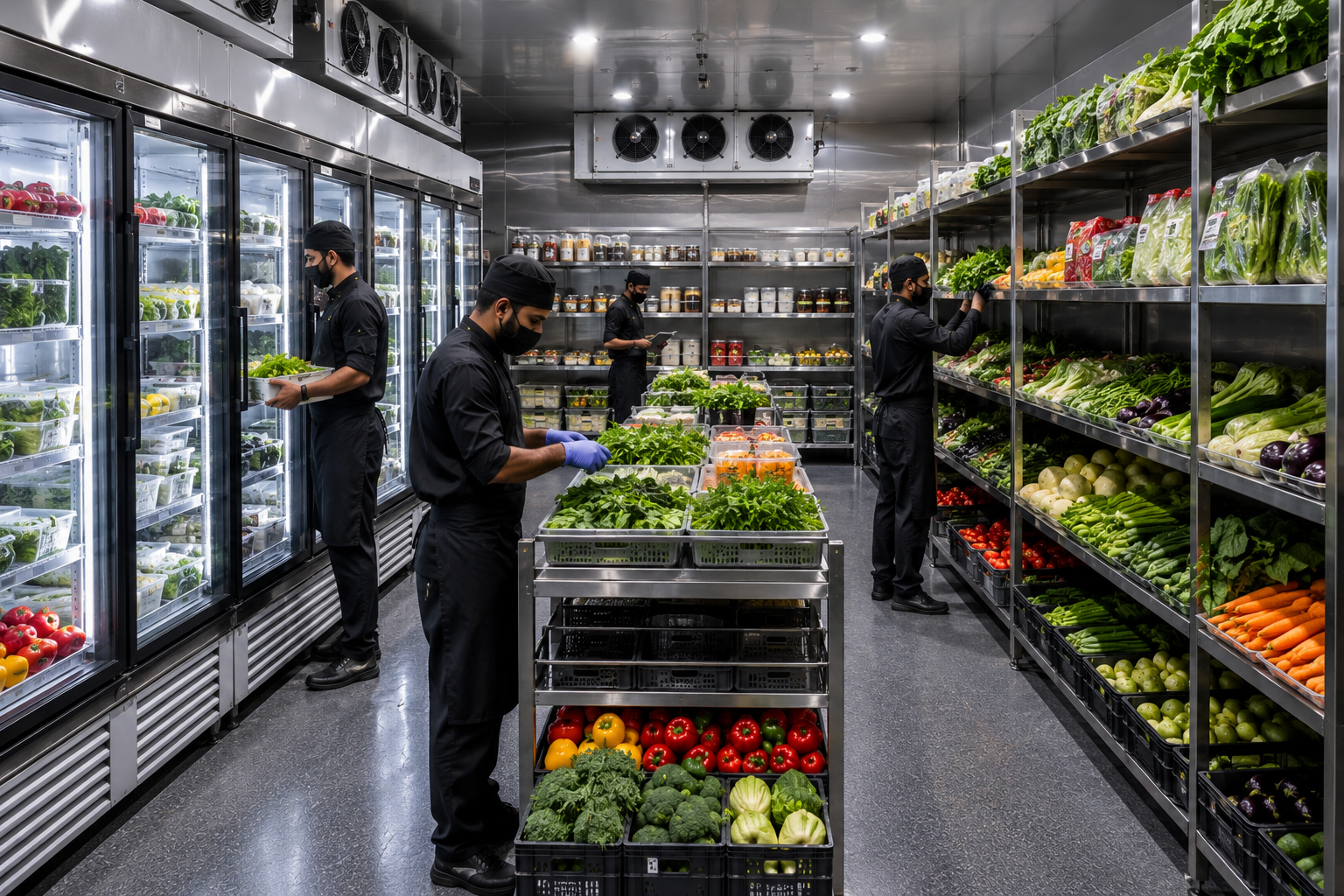 Cozy cloud kitchen interior promoted through automated social media content