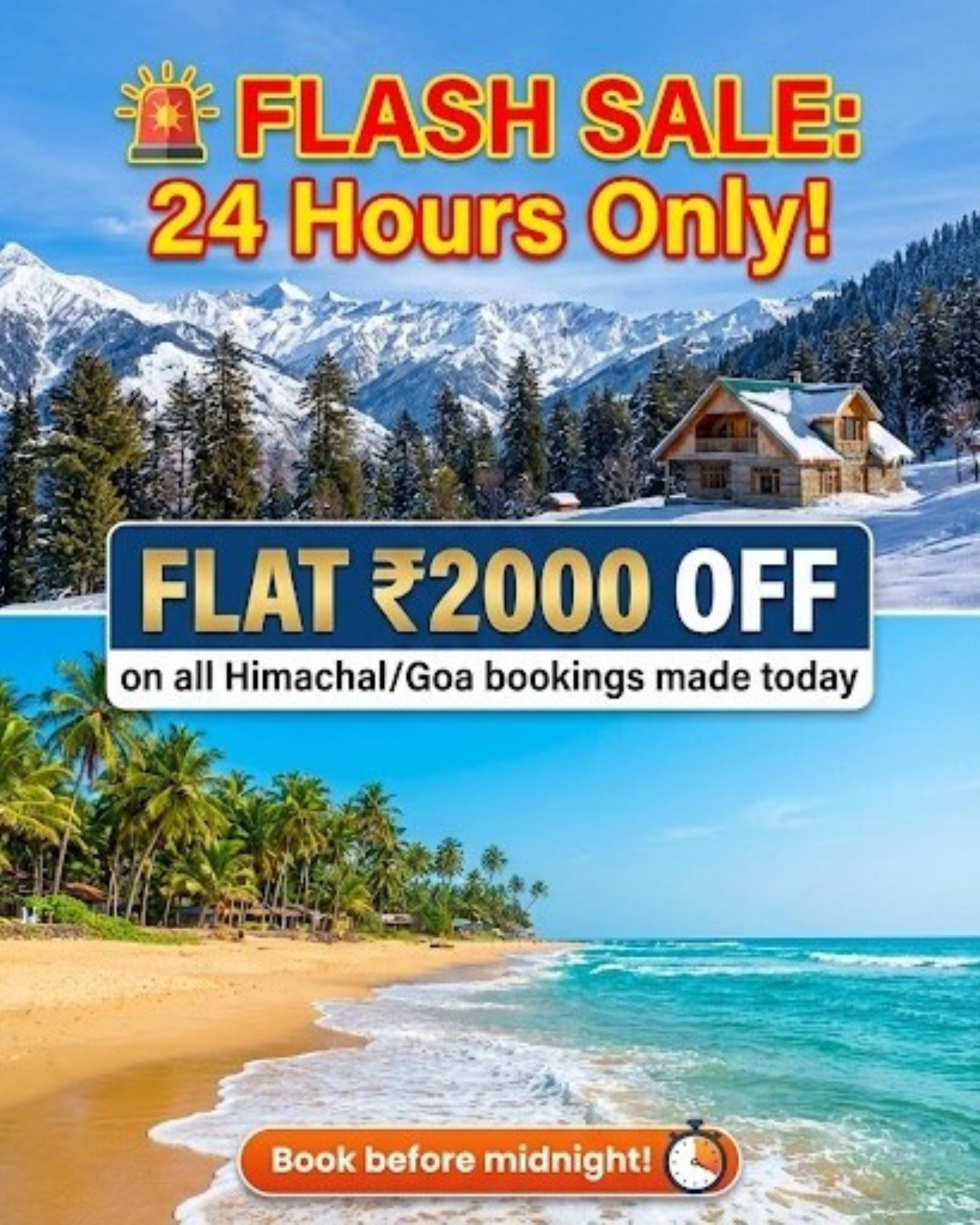 Stunning tropical beach resort for travel agency social media automation