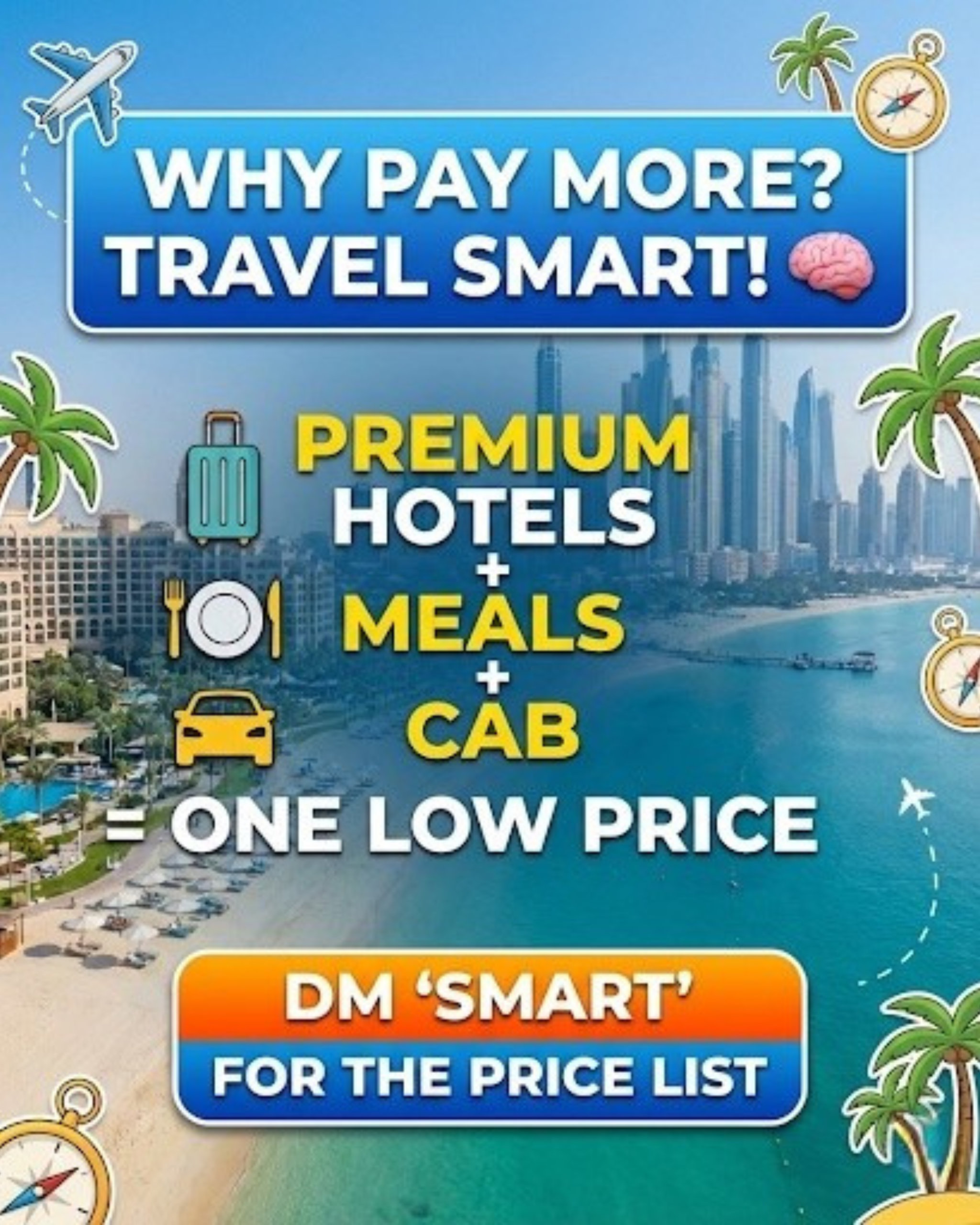 Historical city center and sightseeing tour for travel agency social media automation