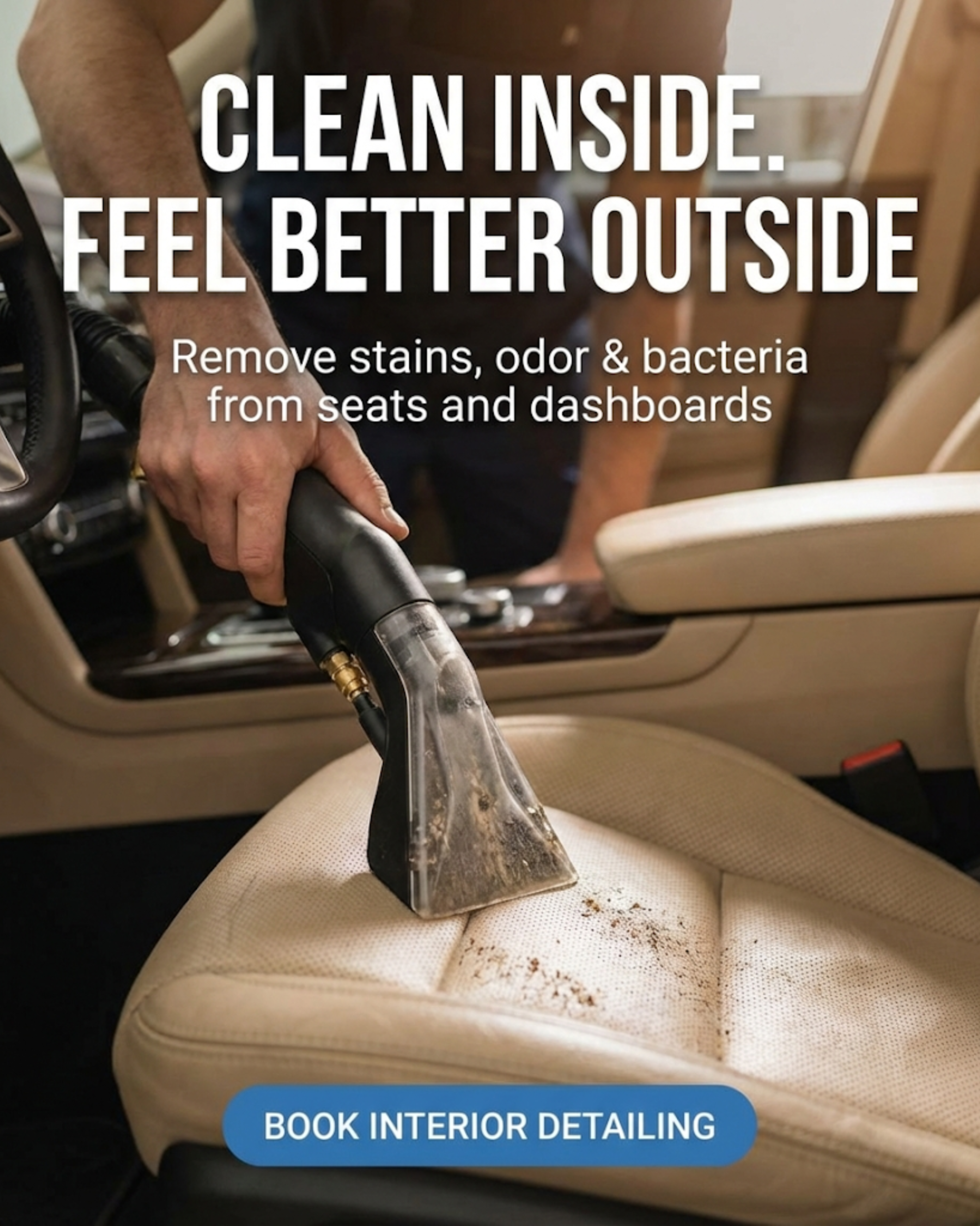 Hydrophobic water beading on a ceramic coated car hood...