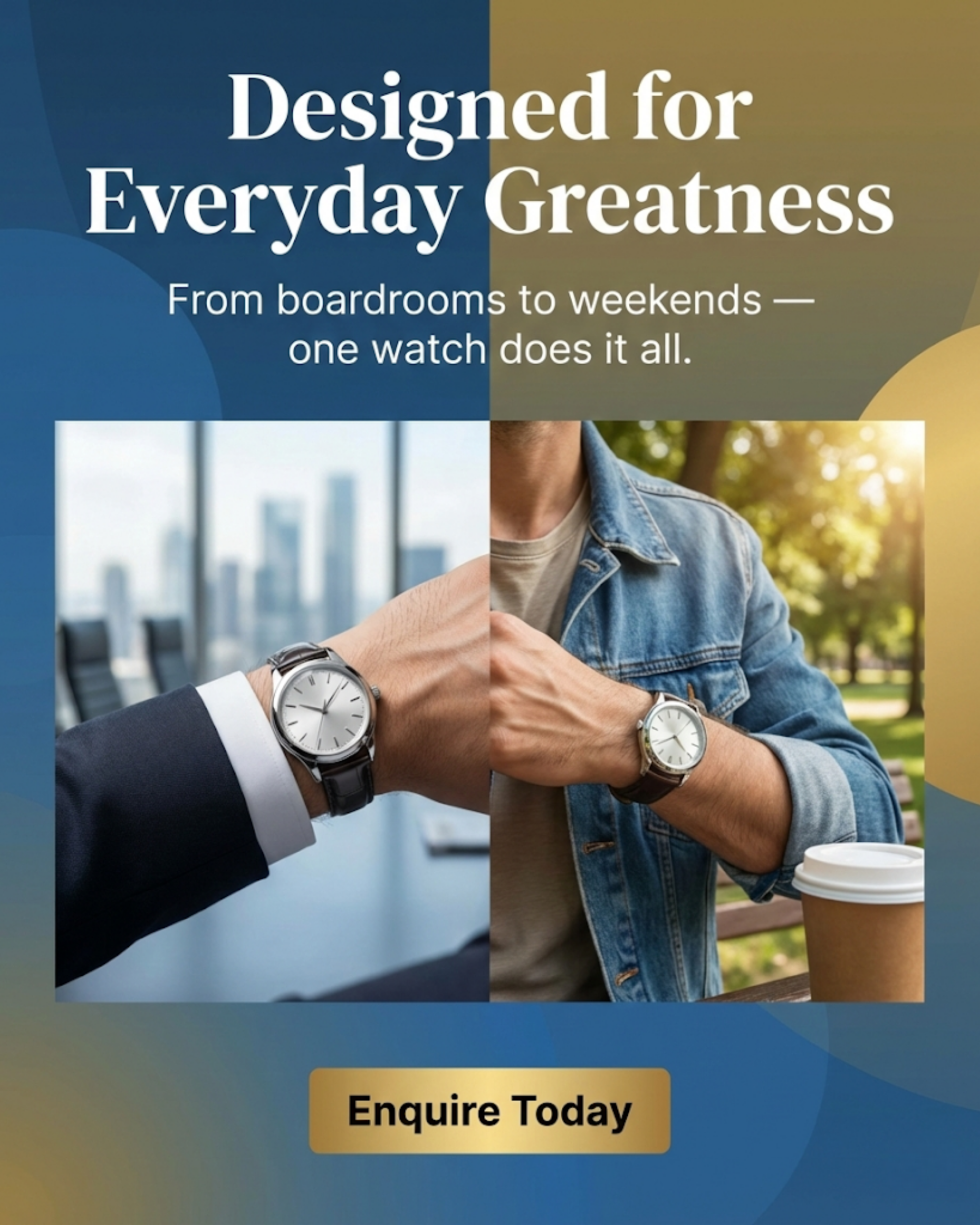Luxury watch content for watch & jewelry social media automation