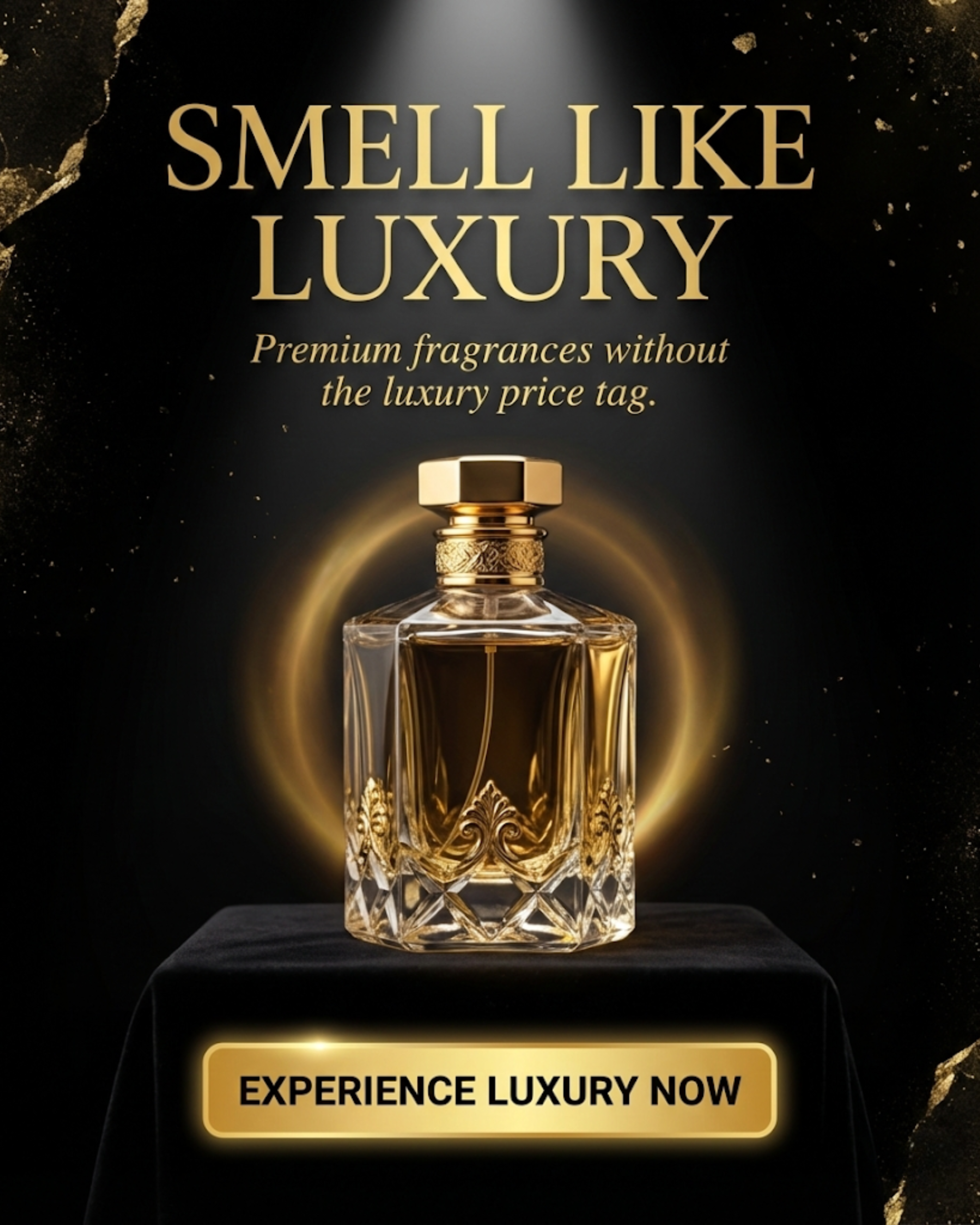 Luxury perfume content for perfume social media automation