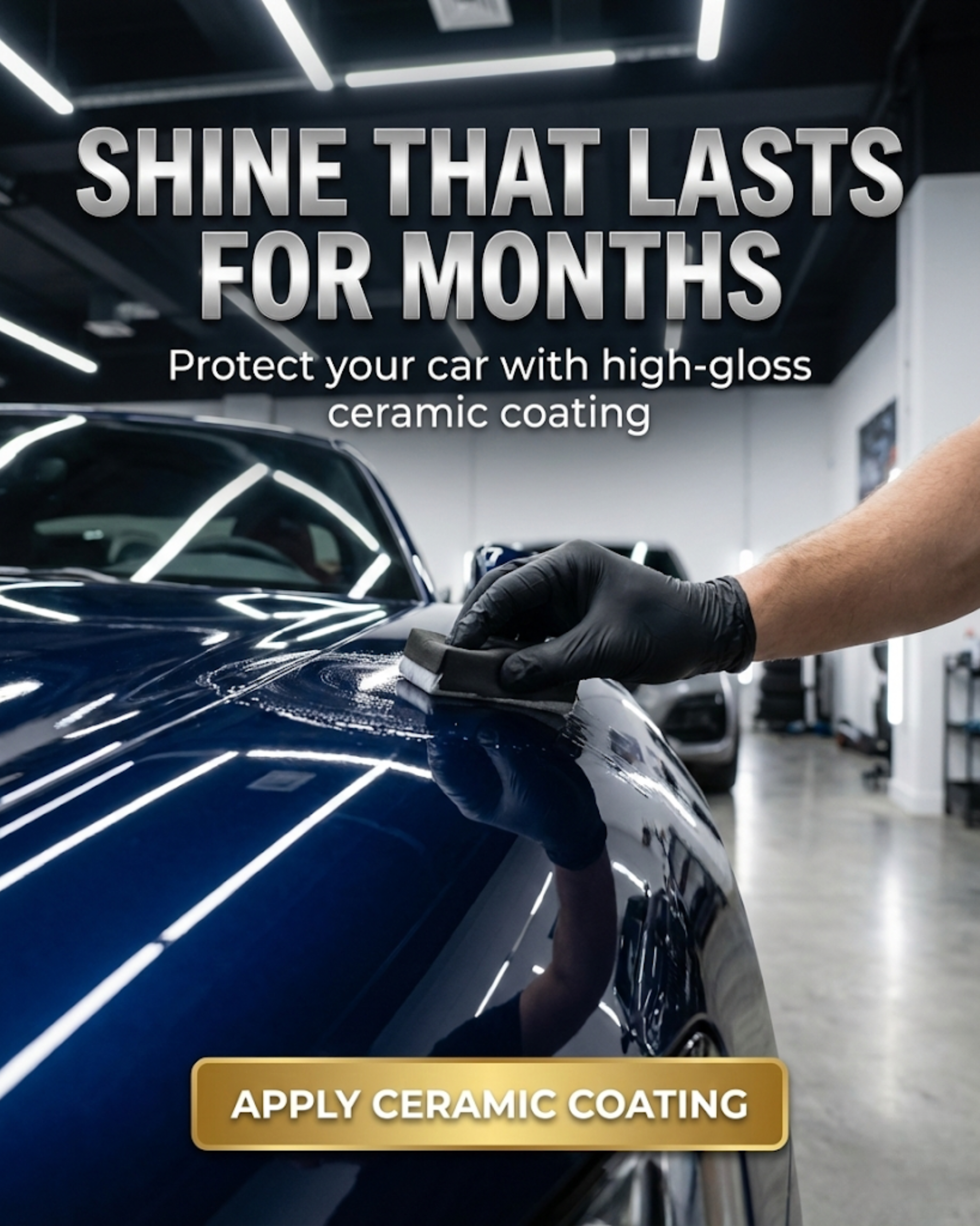 Detailer steam cleaning and vacuuming a leather car seat...