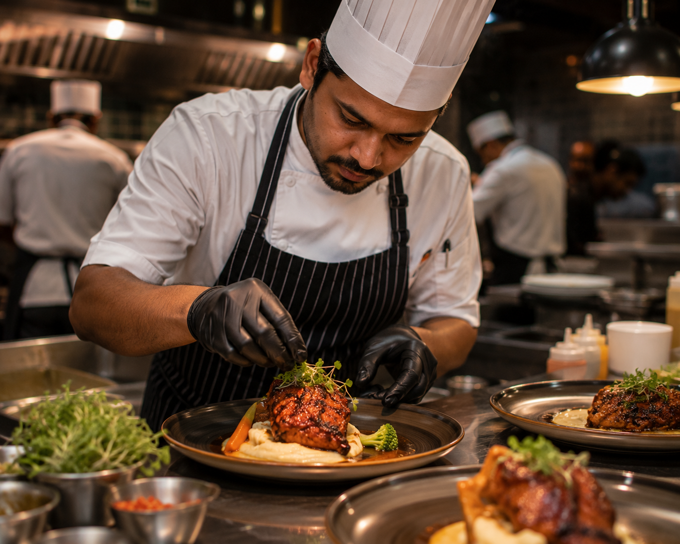 Signature non-veg dish content for non-veg restaurant social media automation