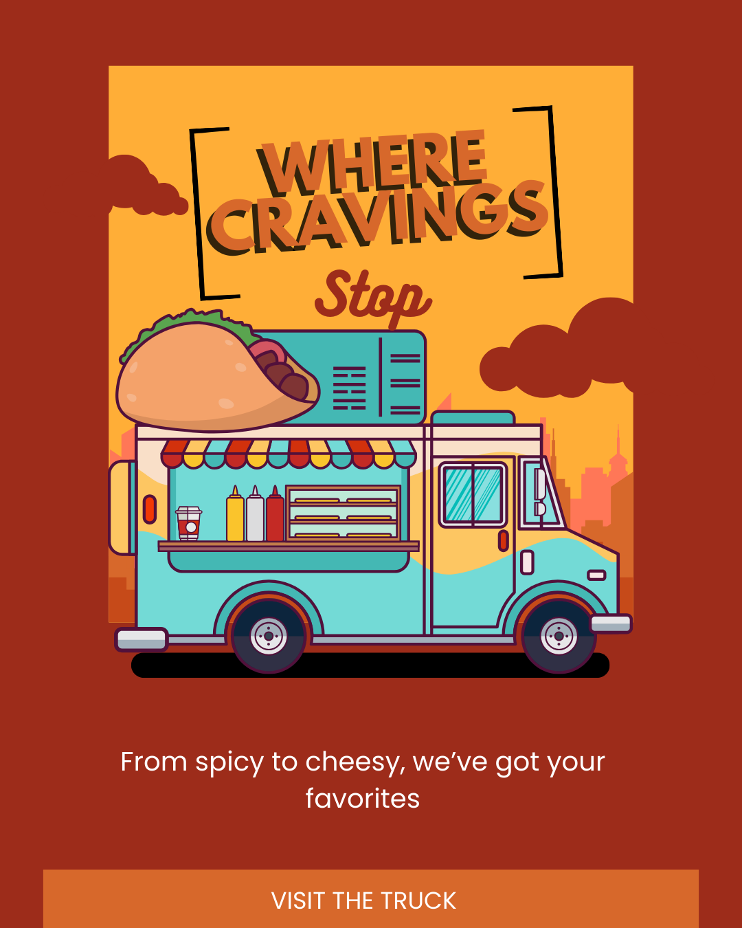 Fresh bakery display content for food truck social media automation