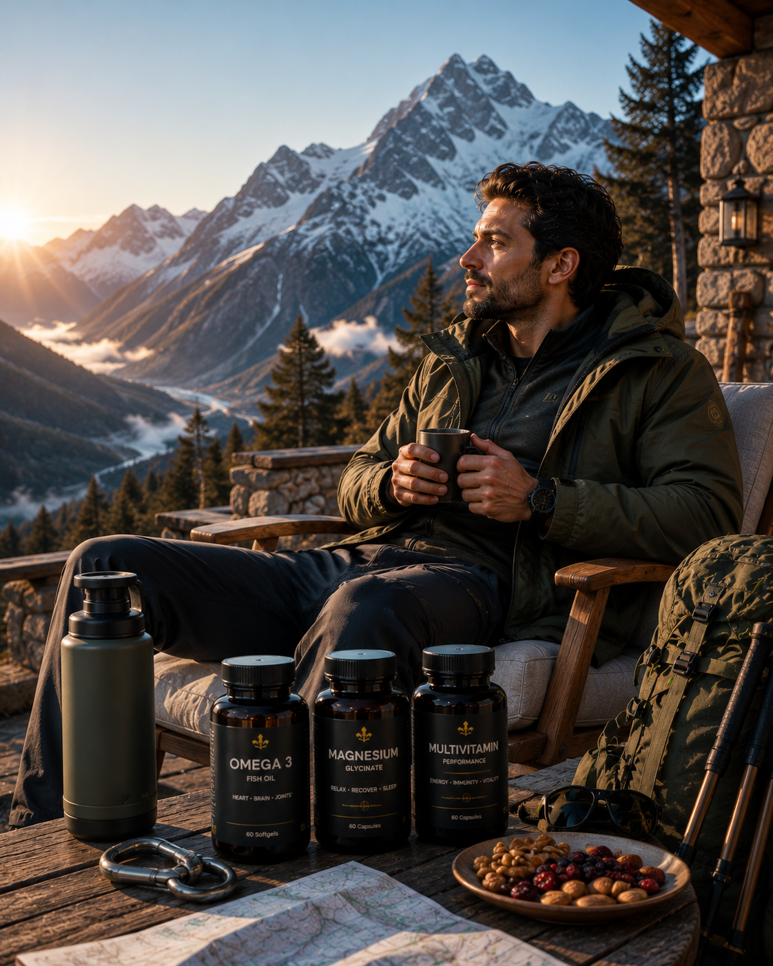 Supplement product content for wellness supplements social media automation