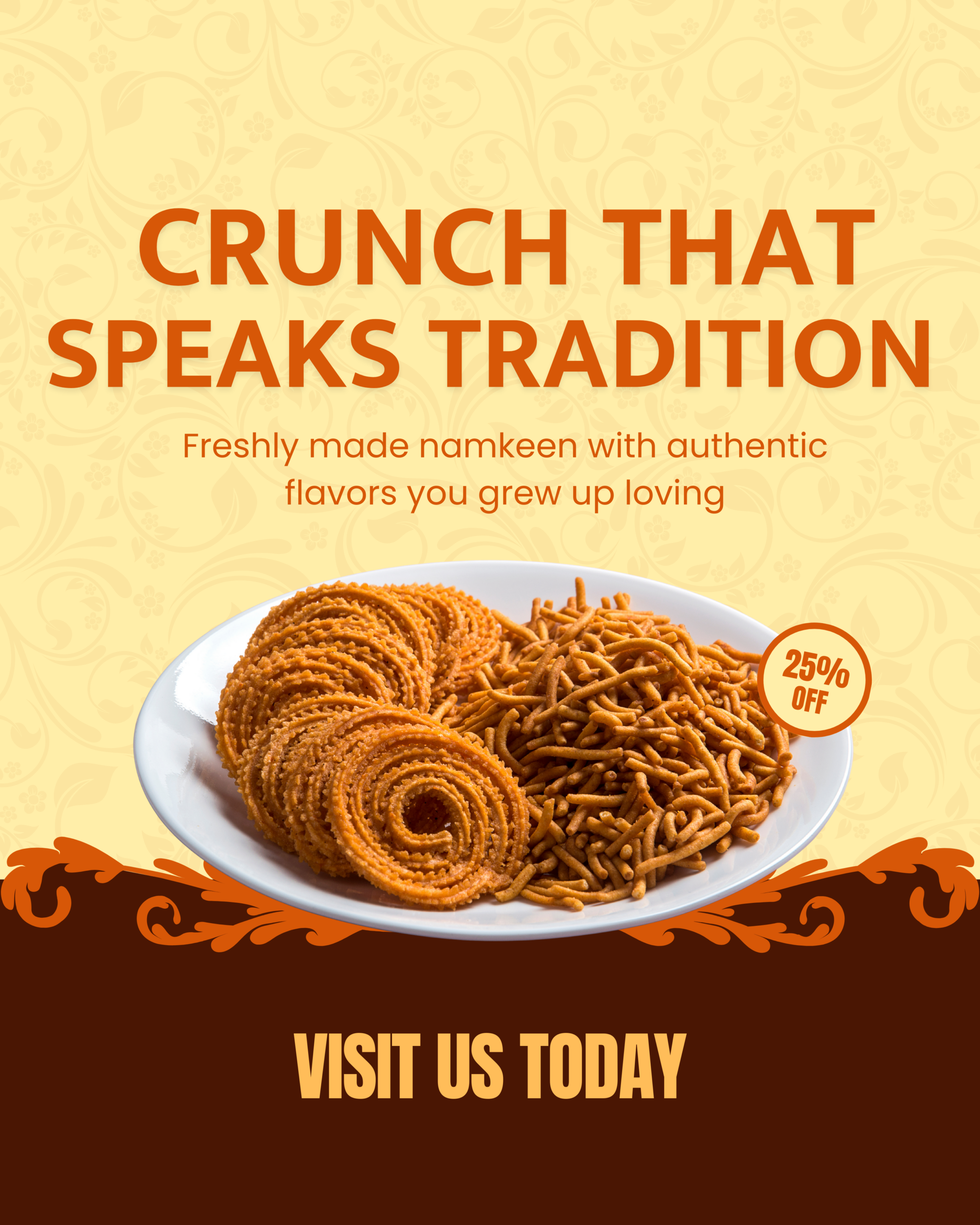 Fresh bakery display content for namkeen social media automation