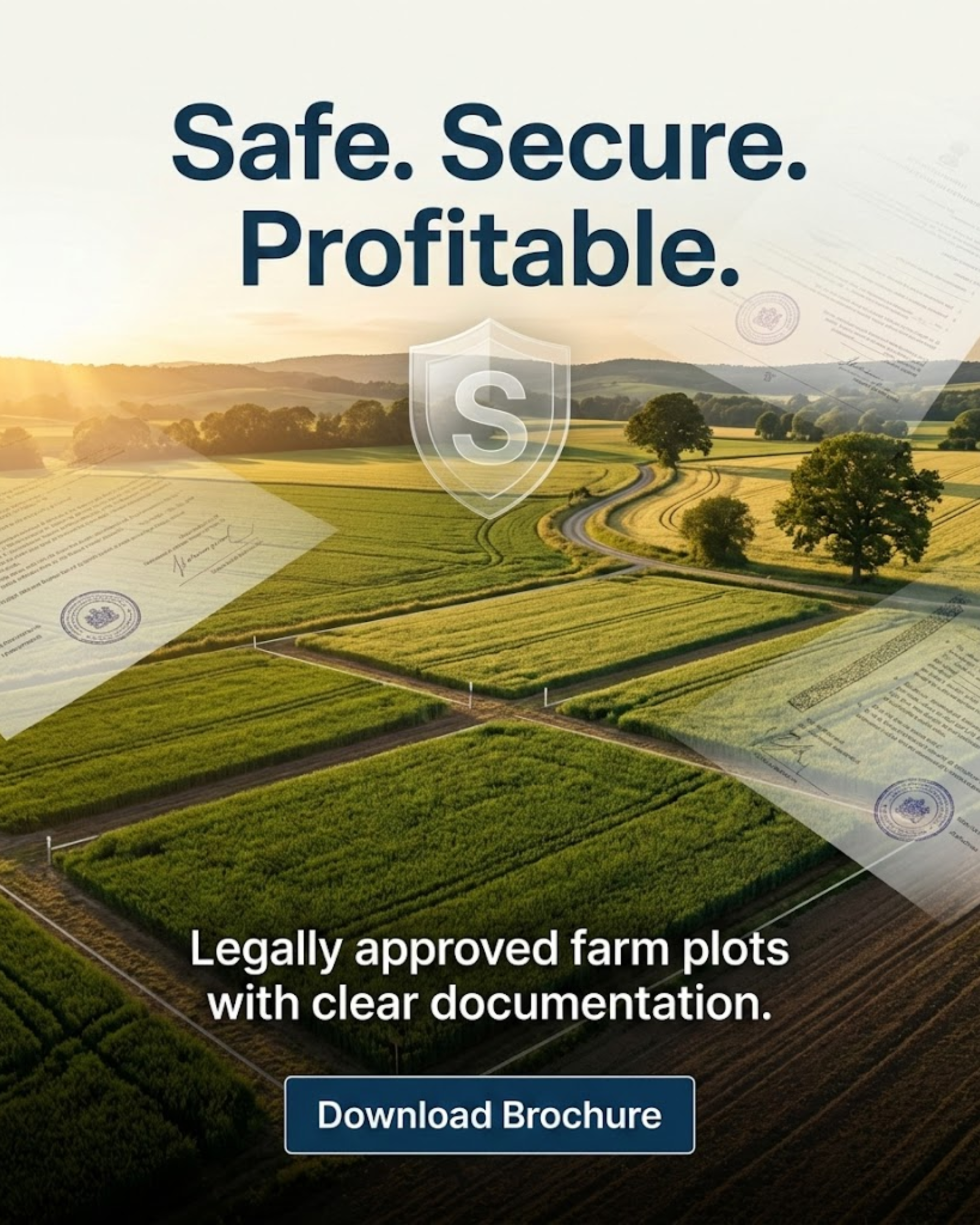Clubhouse amenities content for farm plot social media automation