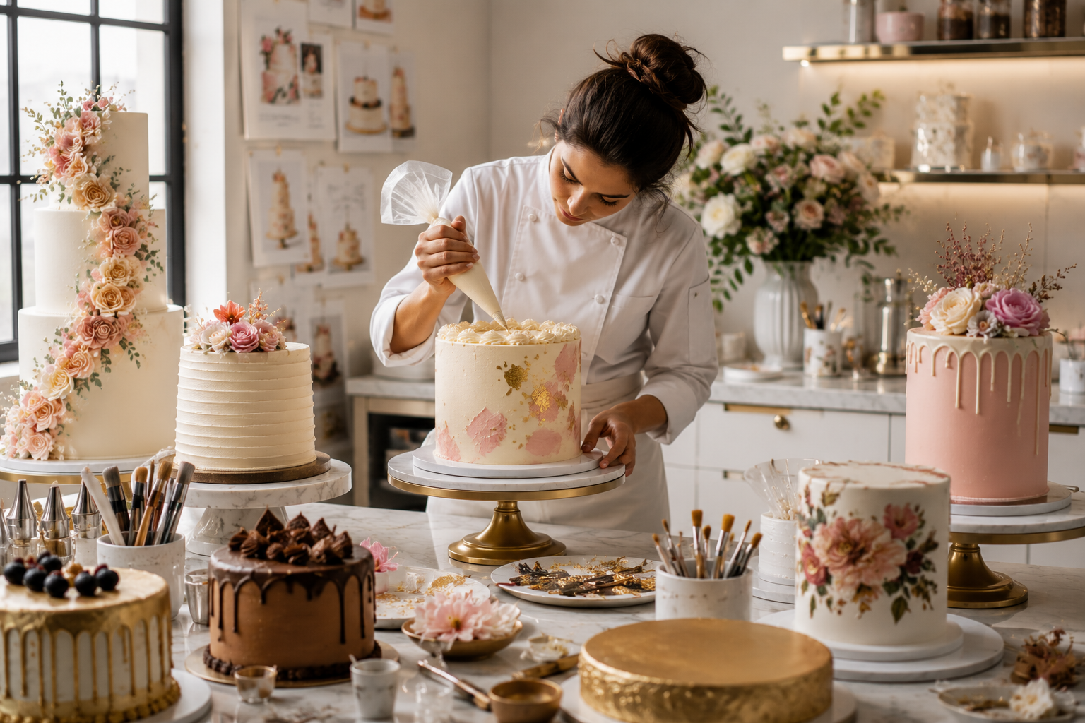 Custom cake content for cake social media automation