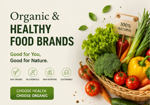 Cozy organic food ambience content for organic food social media automation