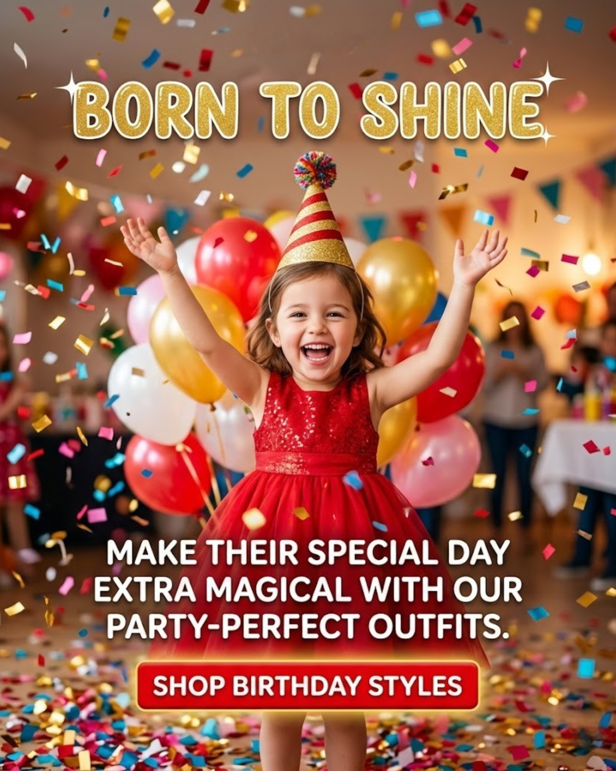 Kids clothing collection for social media automation