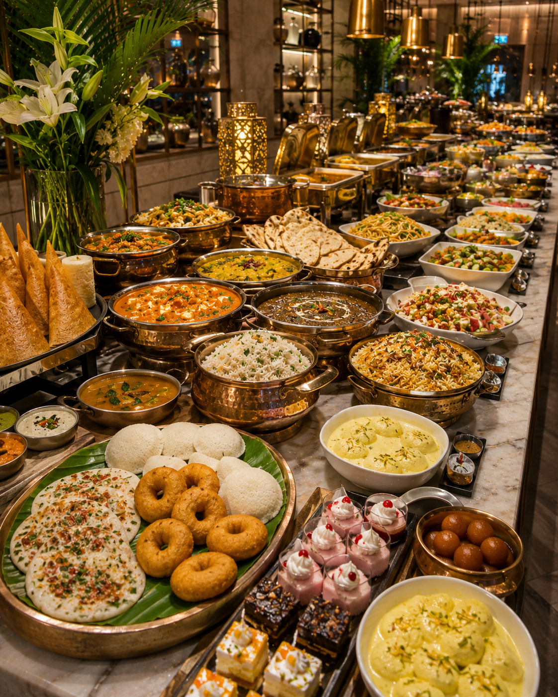 Family restaurant ambience content for veg multicuisine restaurant social media automation