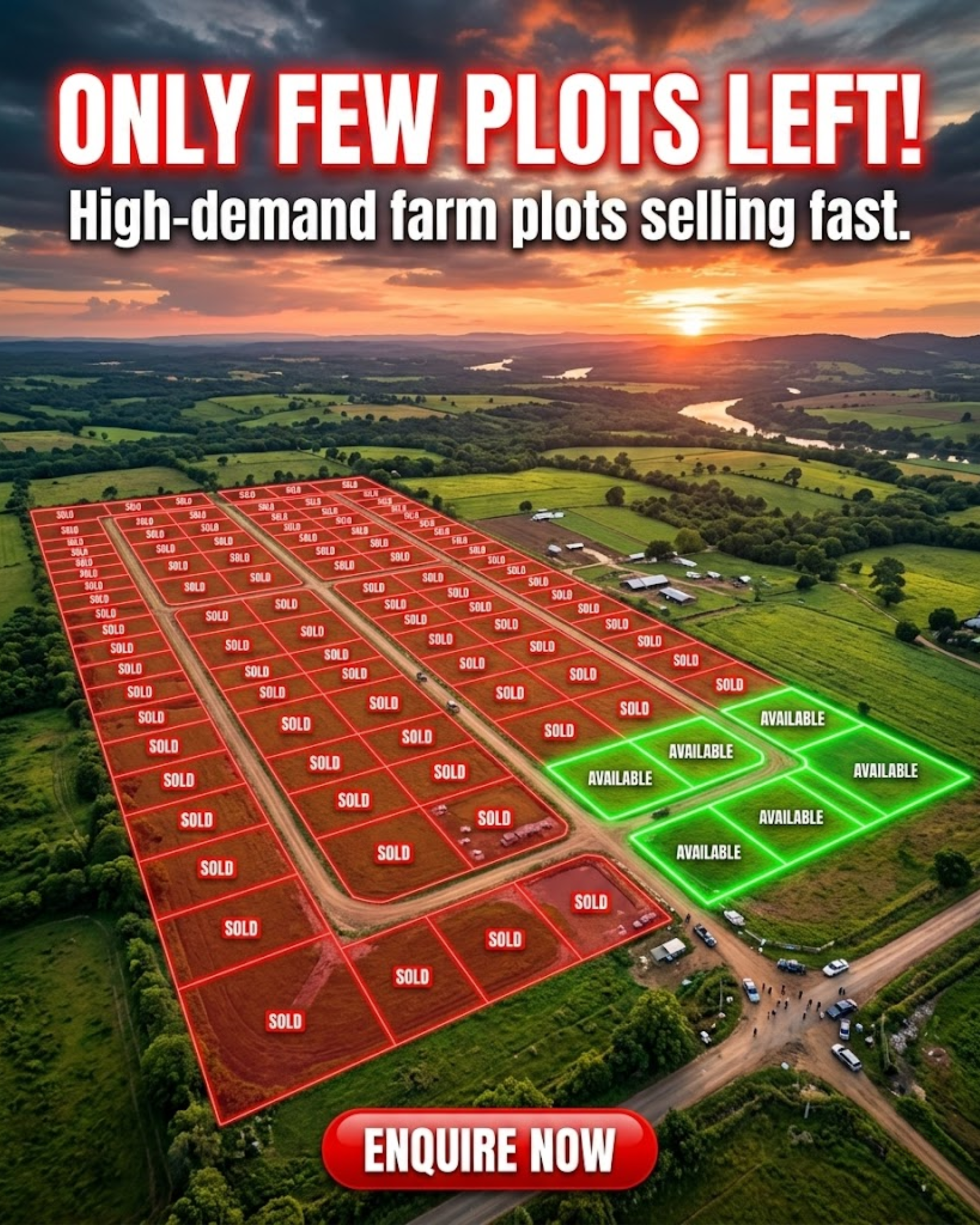 Master plan content for farm plot social media automation