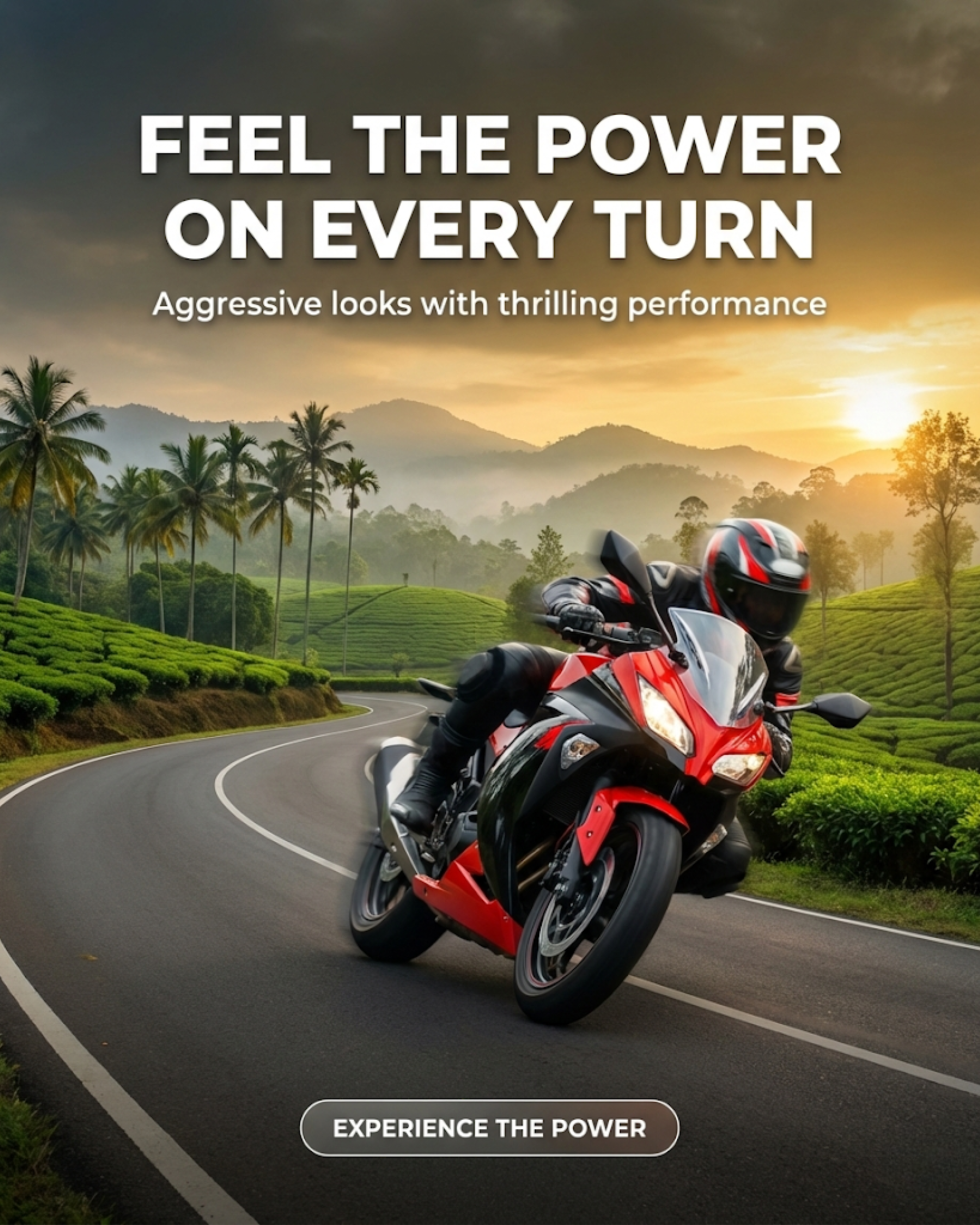 A modern showroom featuring new bikes and scooters, promoted via automated social media content