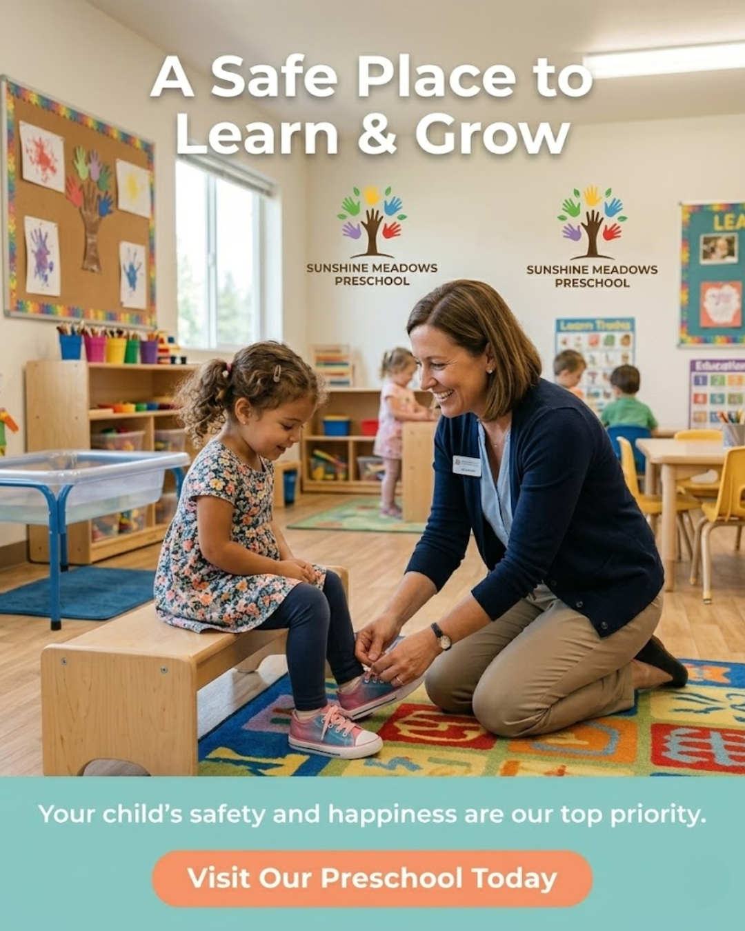 Classroom activity content for preschool social media automation