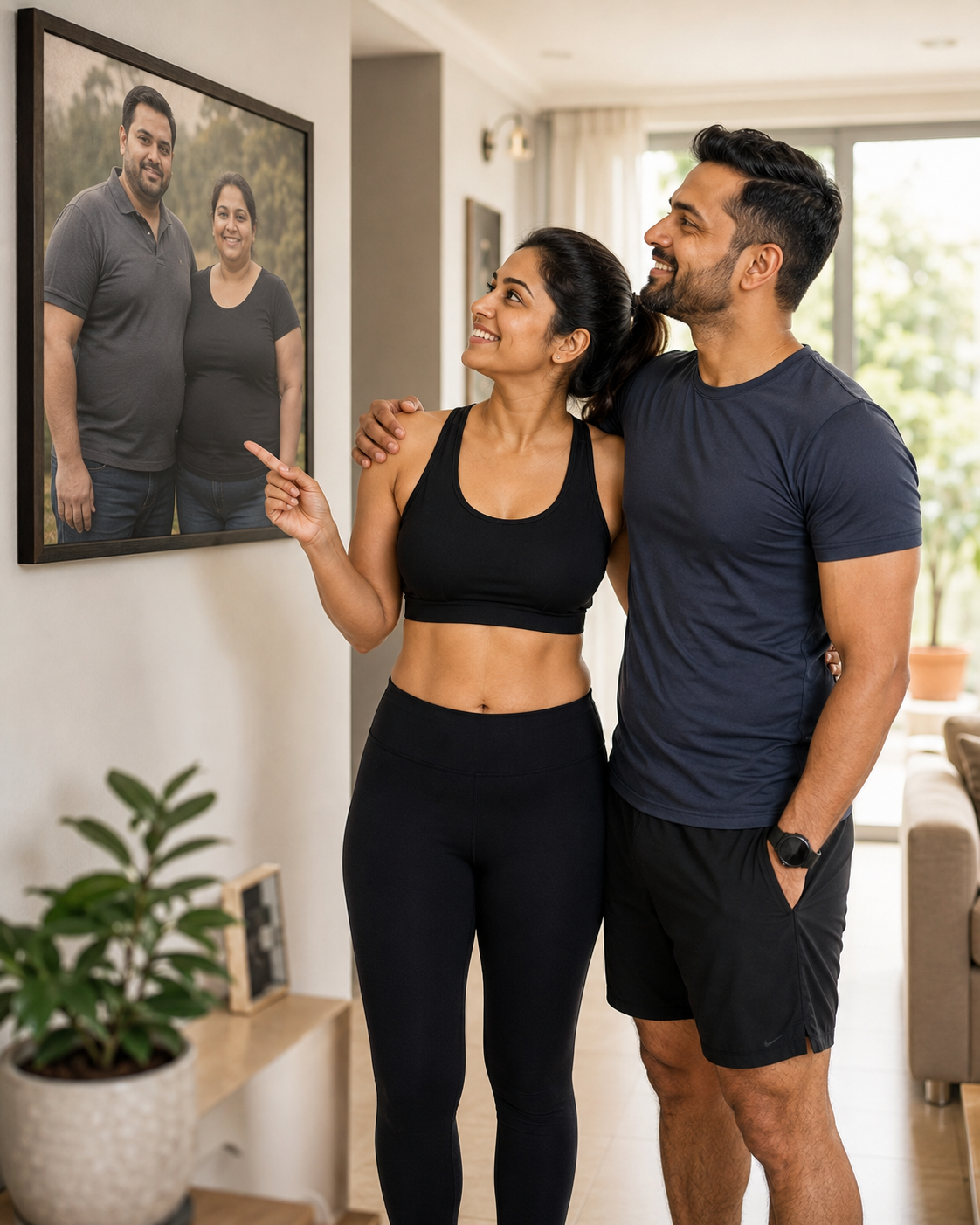 Fitness offer content for weight loss body transformation social media automation