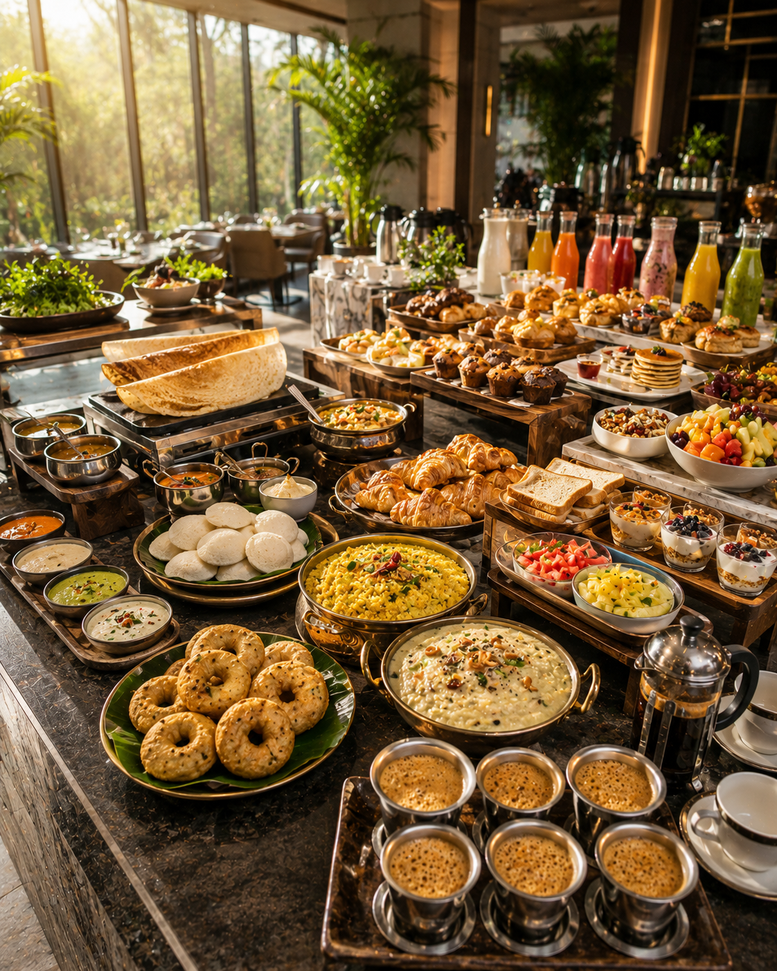 Appetizer platter content for veg multicuisine restaurant social media automation