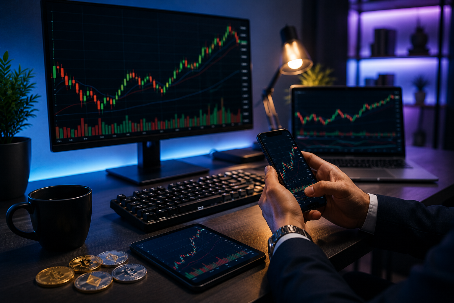 Stock & Crypto Trading social post preview