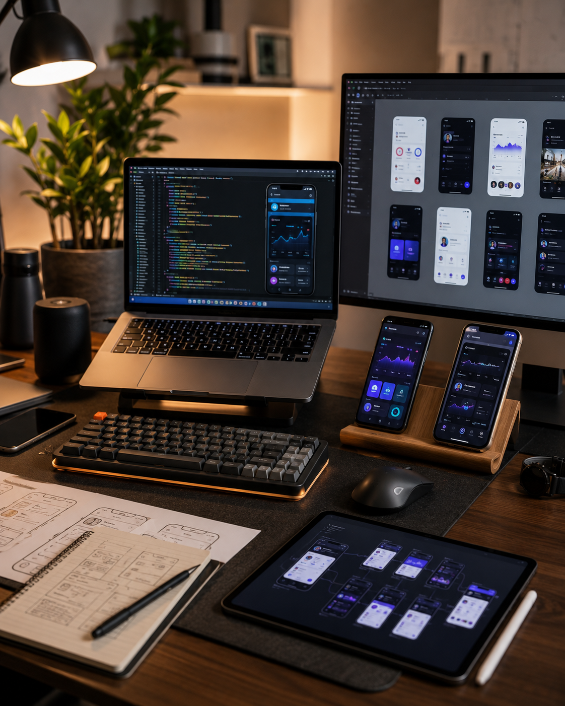 iOS and Android App Launch for App Development social media automation