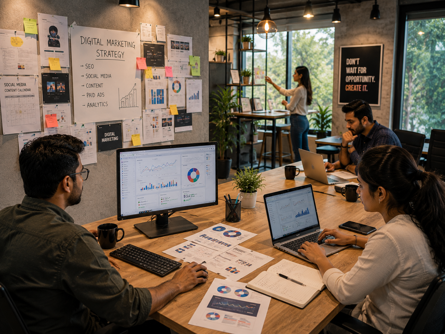 Digital Marketing Campaign Showcase for agency social media automation