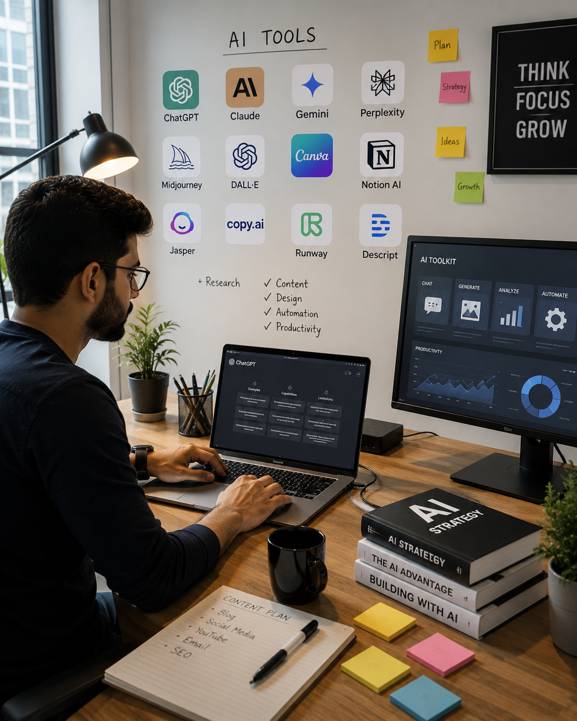 AI tools social media automation for user acquisition and signups