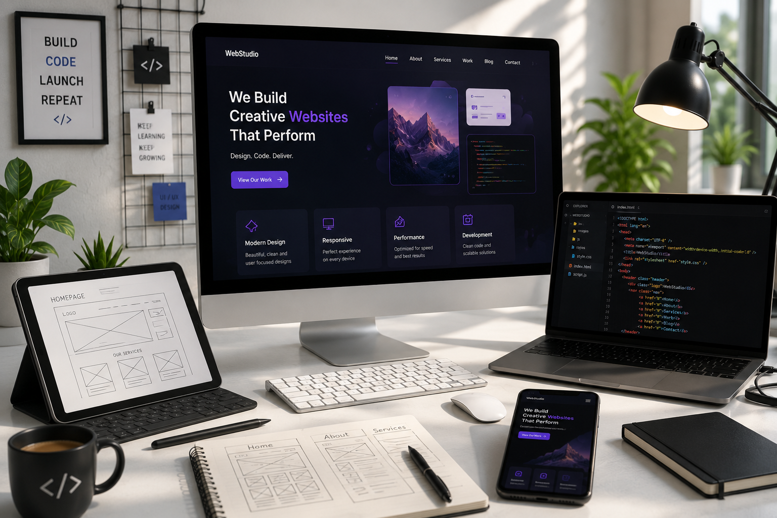 Speed and SEO Optimization for Web Development social media automation