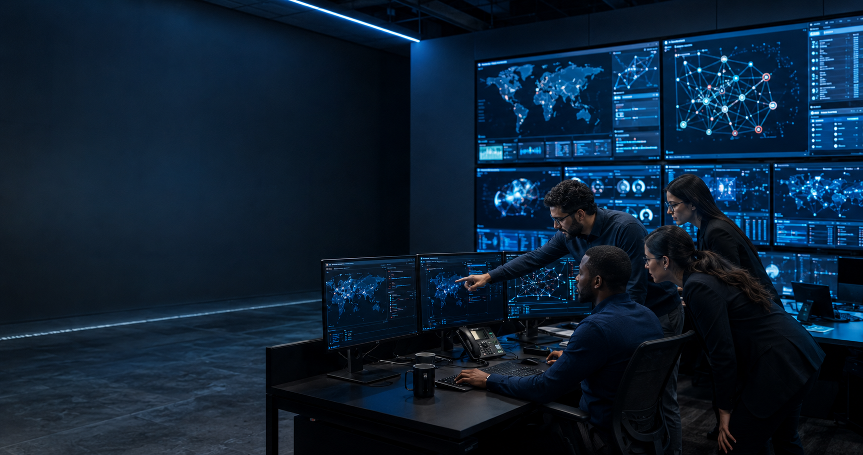 Cyber security firm social media automation for enterprise client lead generation