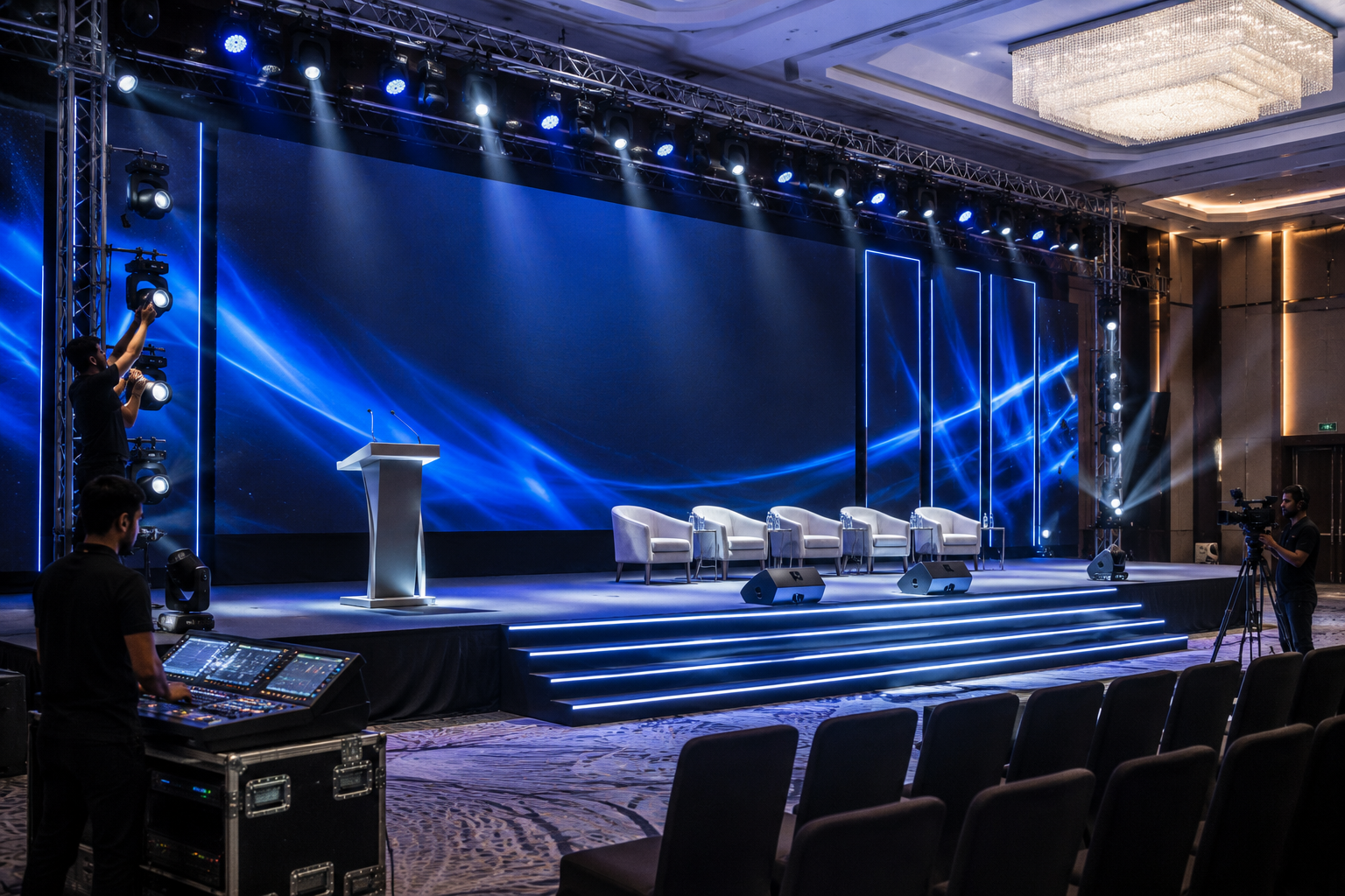 Stage Decor & Lighting Facebook Post