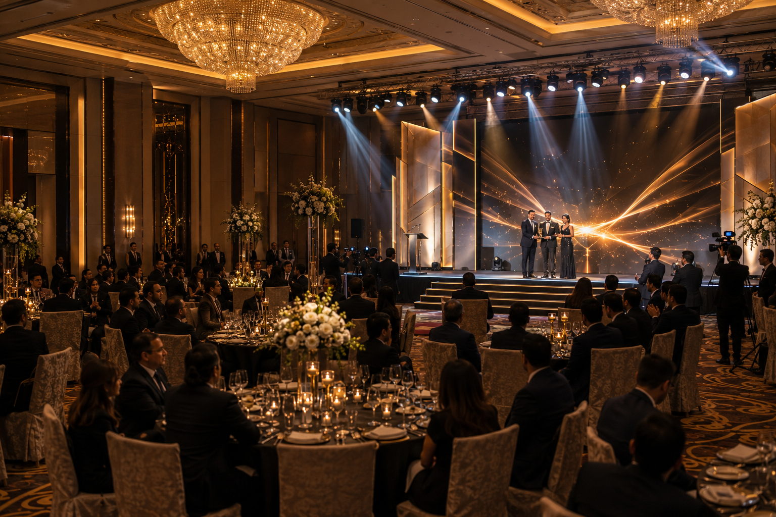 Annual general meeting hall arrangement