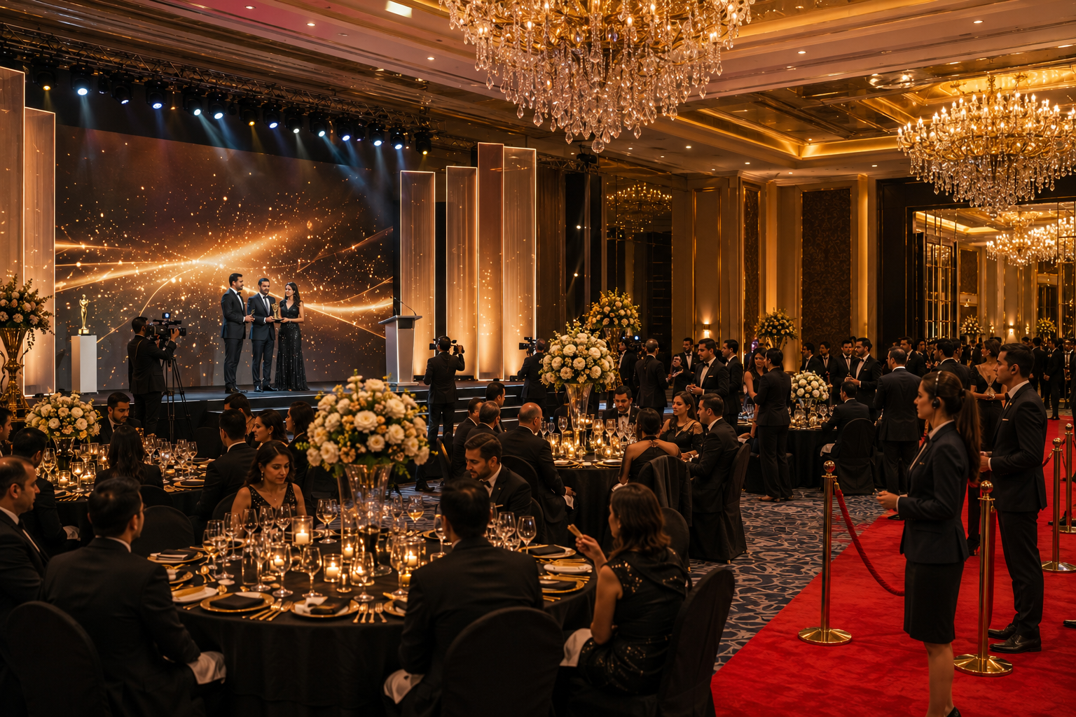 Premium summit setup by corporate event organizers