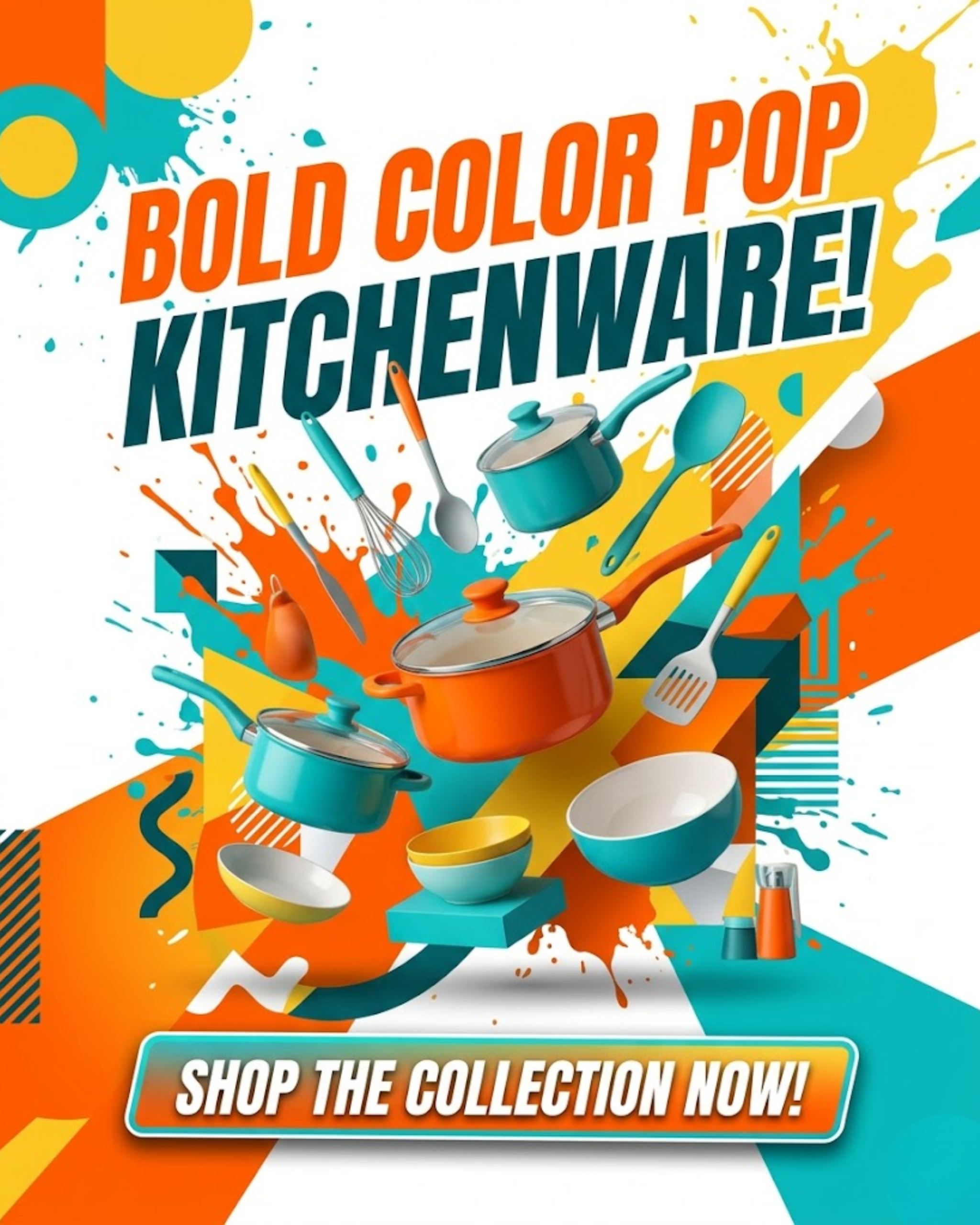 Cozy kitchenware interior promoted through automated social media content