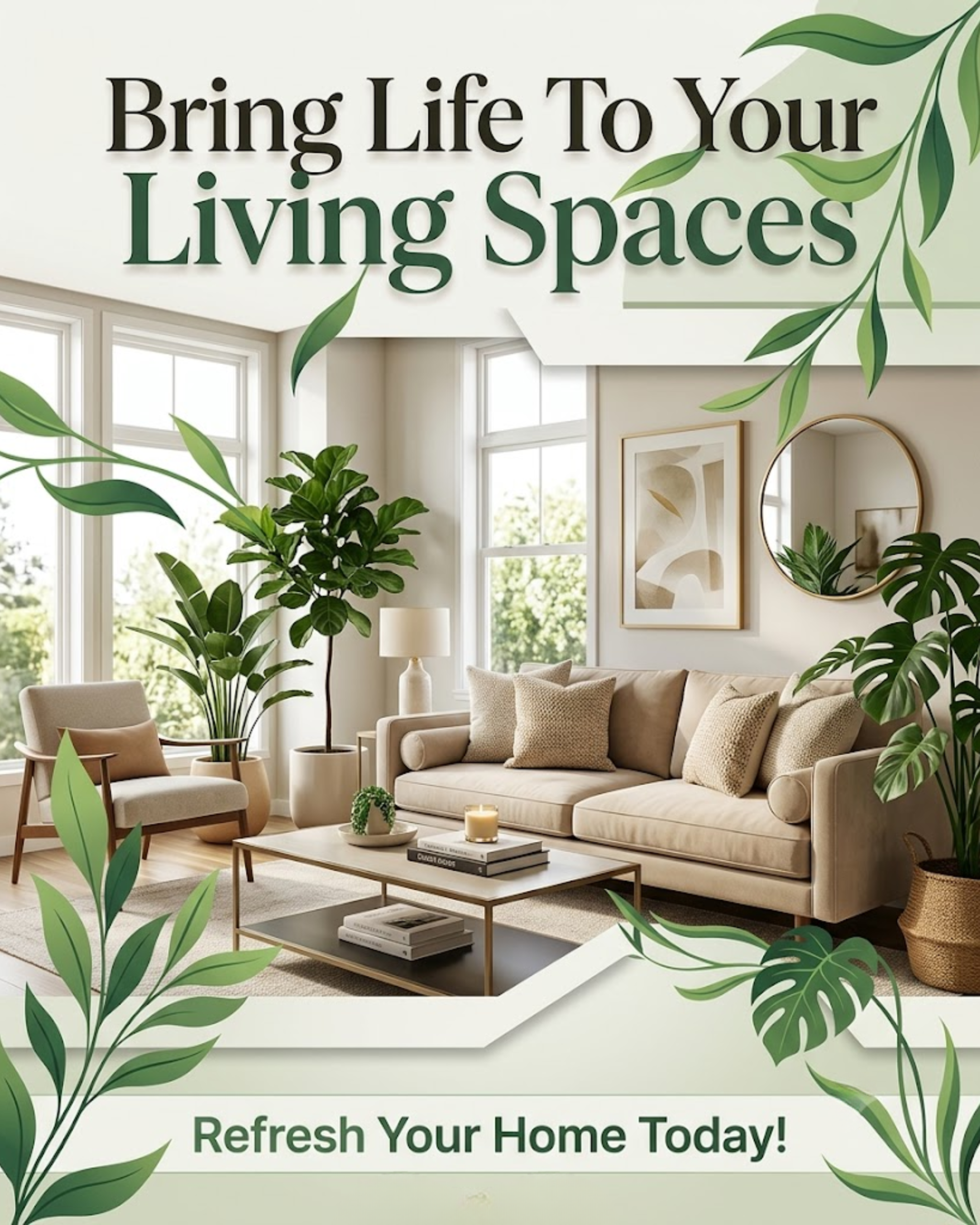 Home Decor Brand interior content for home decor brand social media automation