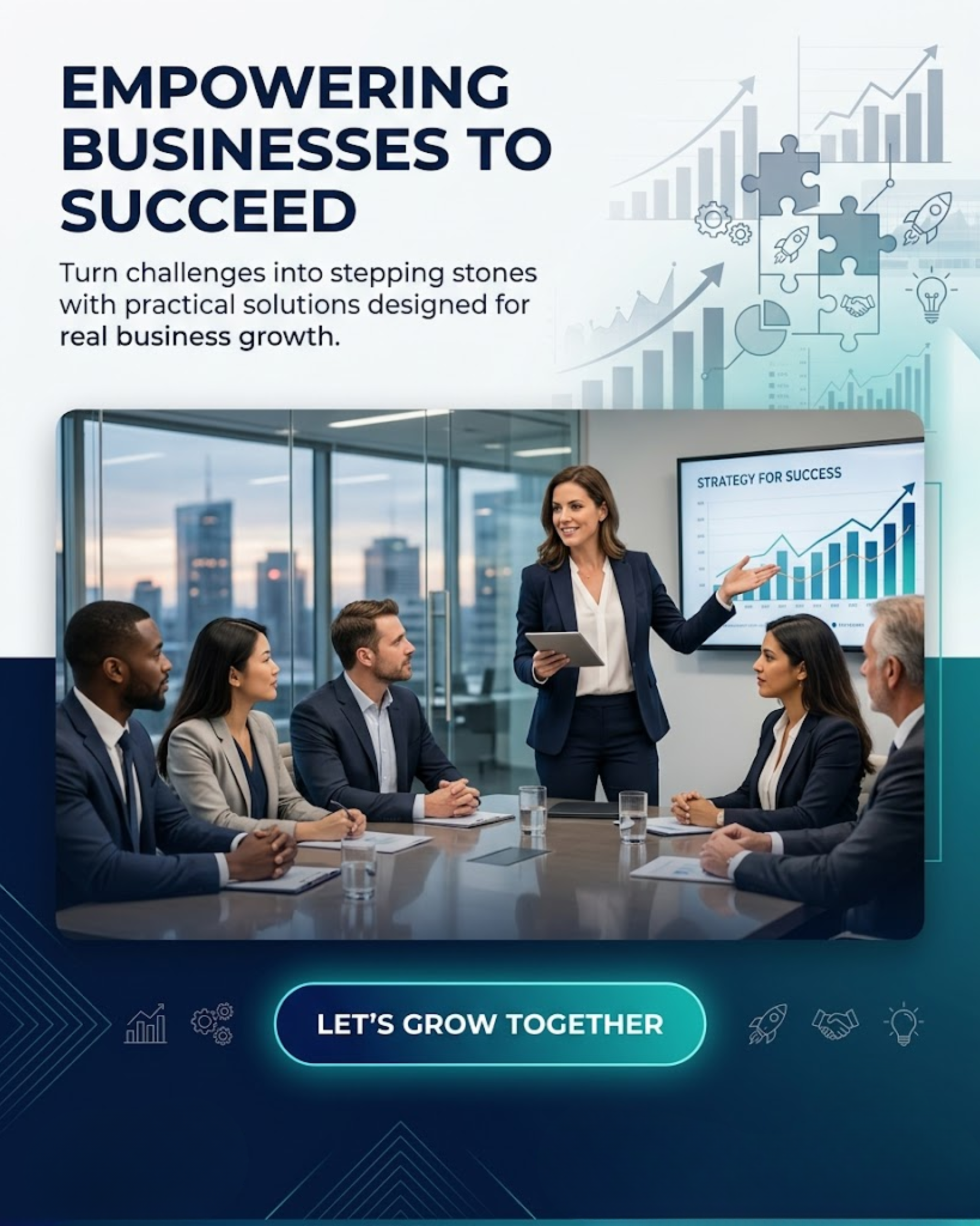 Business Consulting digital marketing and automated B2B content posting