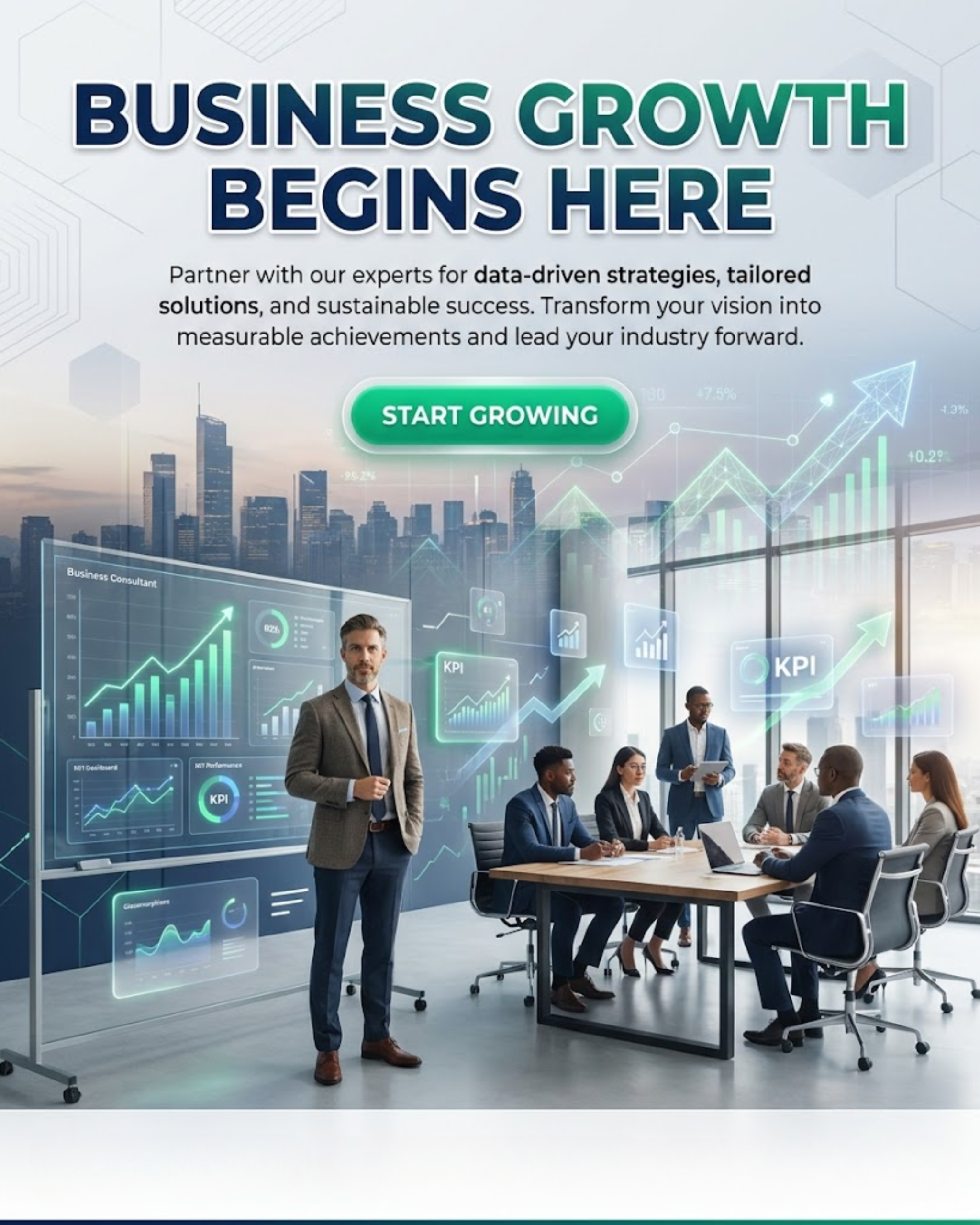 Client Strategy Workshops content for Business Consulting social media automation