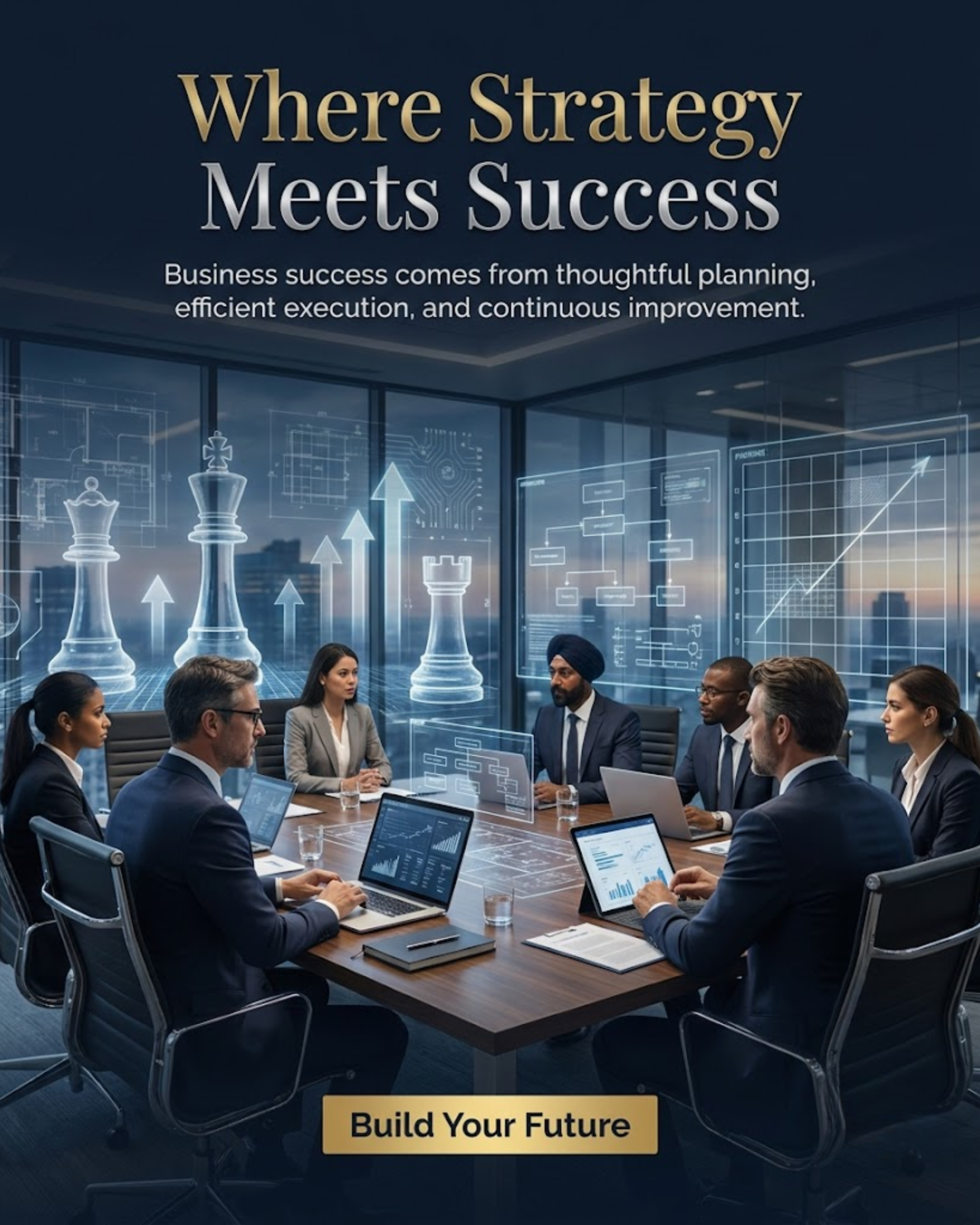 Consulting Services Campaigns content for Business Consulting social media automation