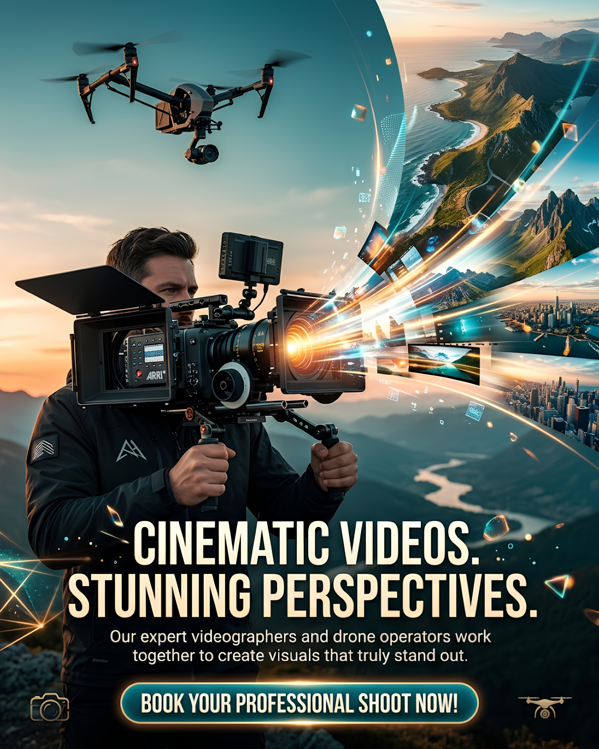 Cinematic FPV drone flight preview for social media