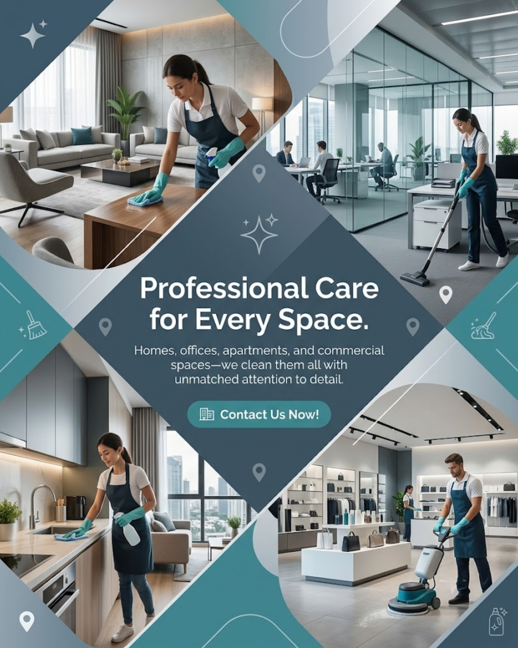 Eco-friendly cleaning products display for social media automation