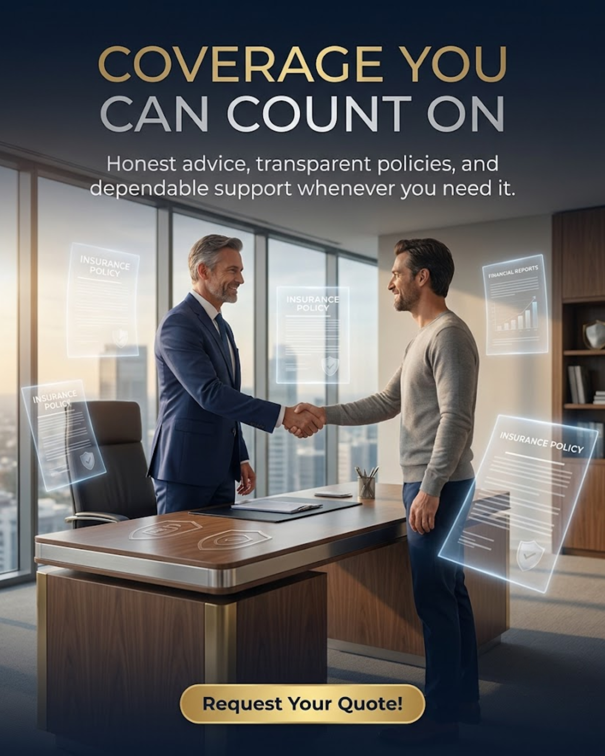 Insurance Agent Policy Showcase content for social media automation