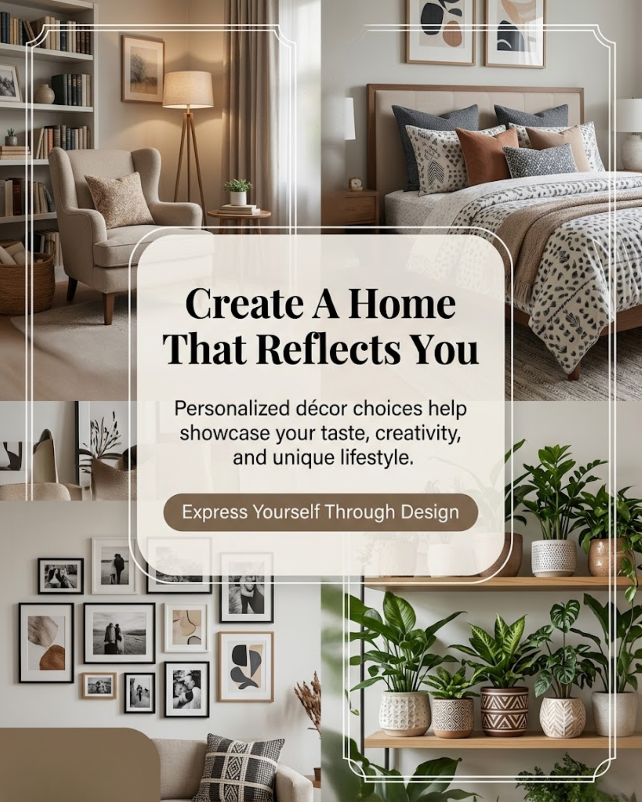 Seasonal decor content for home decor brand social media automation