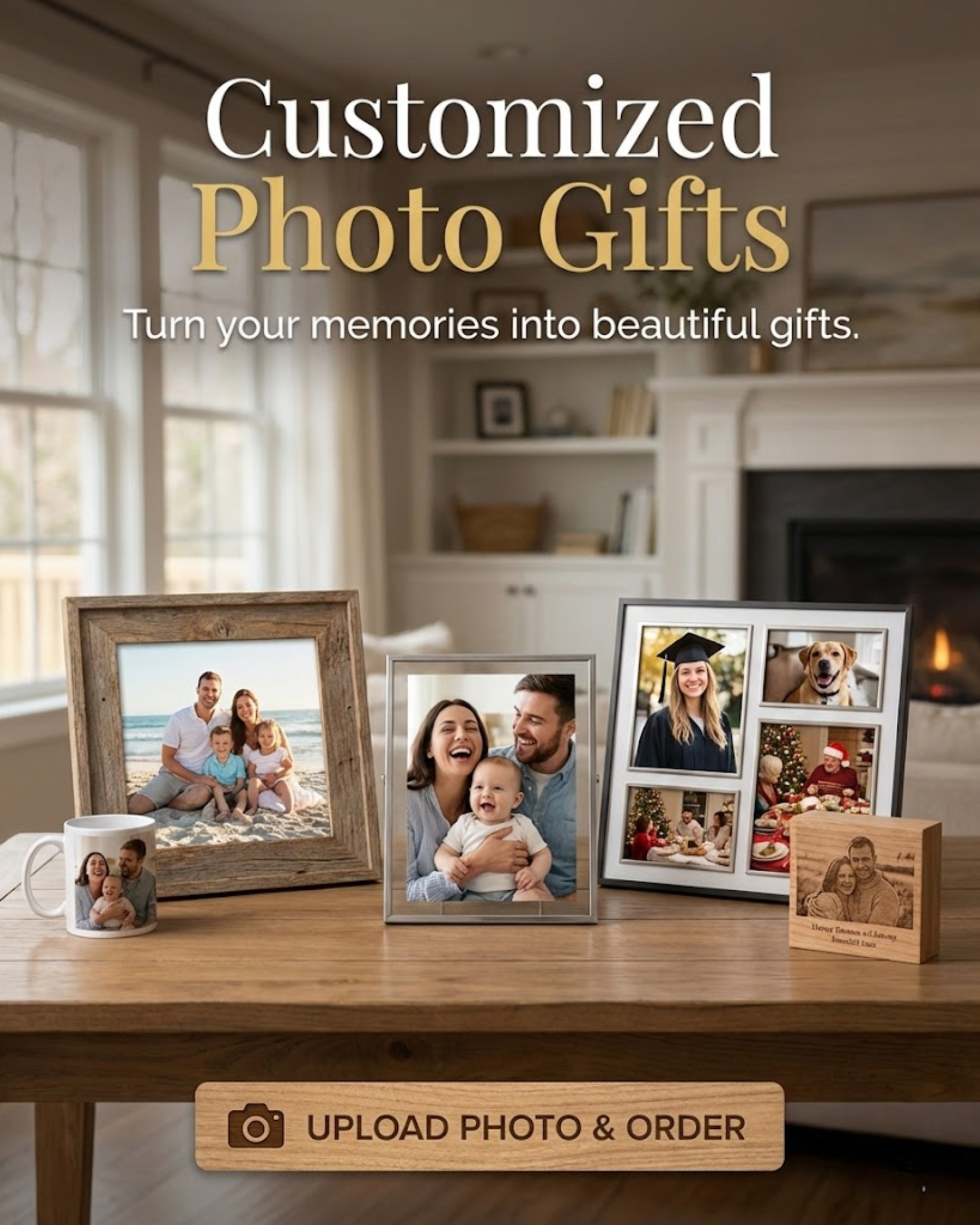 Personalized gifts display content